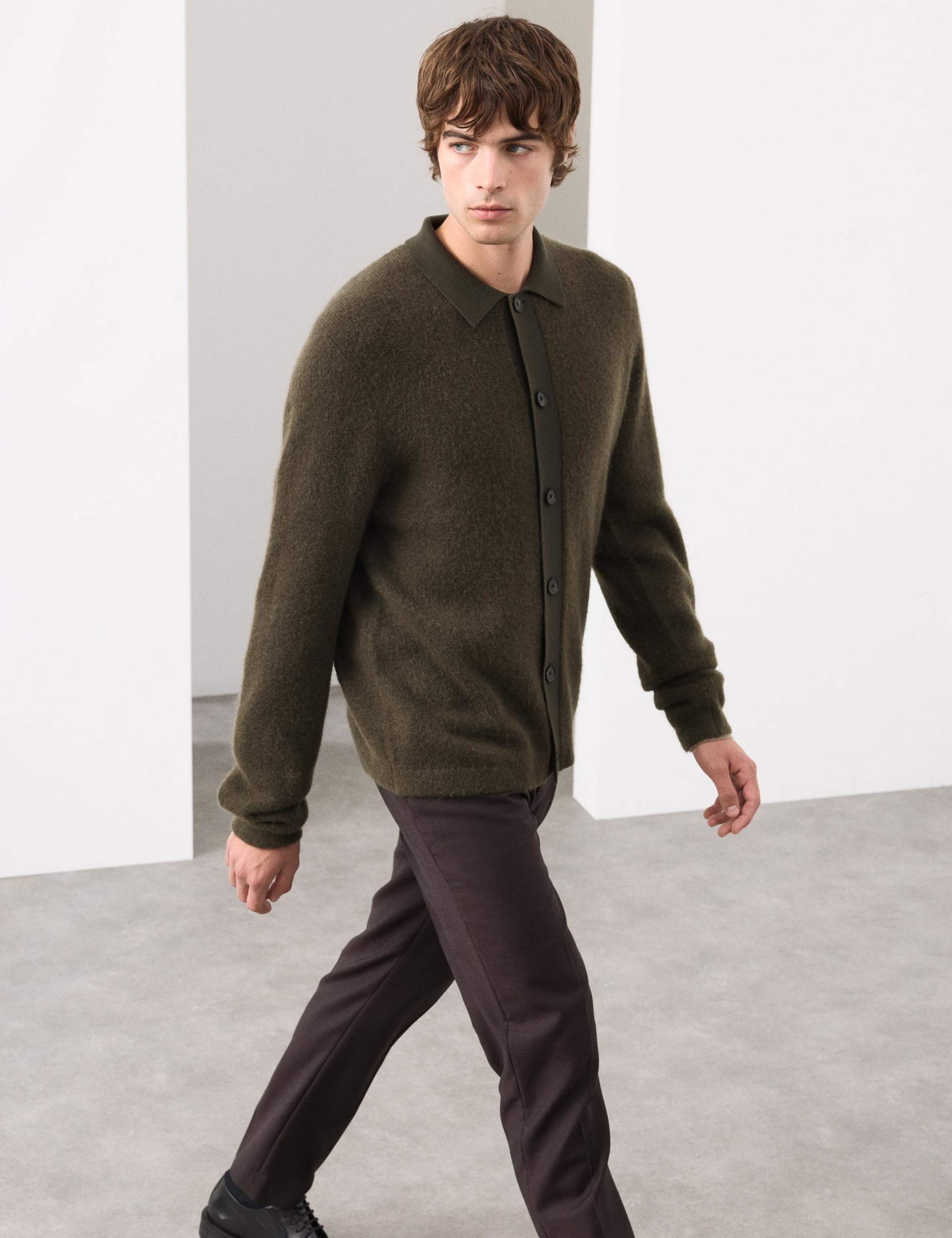 Merino Mohair Blend Cardigan 5 of 7