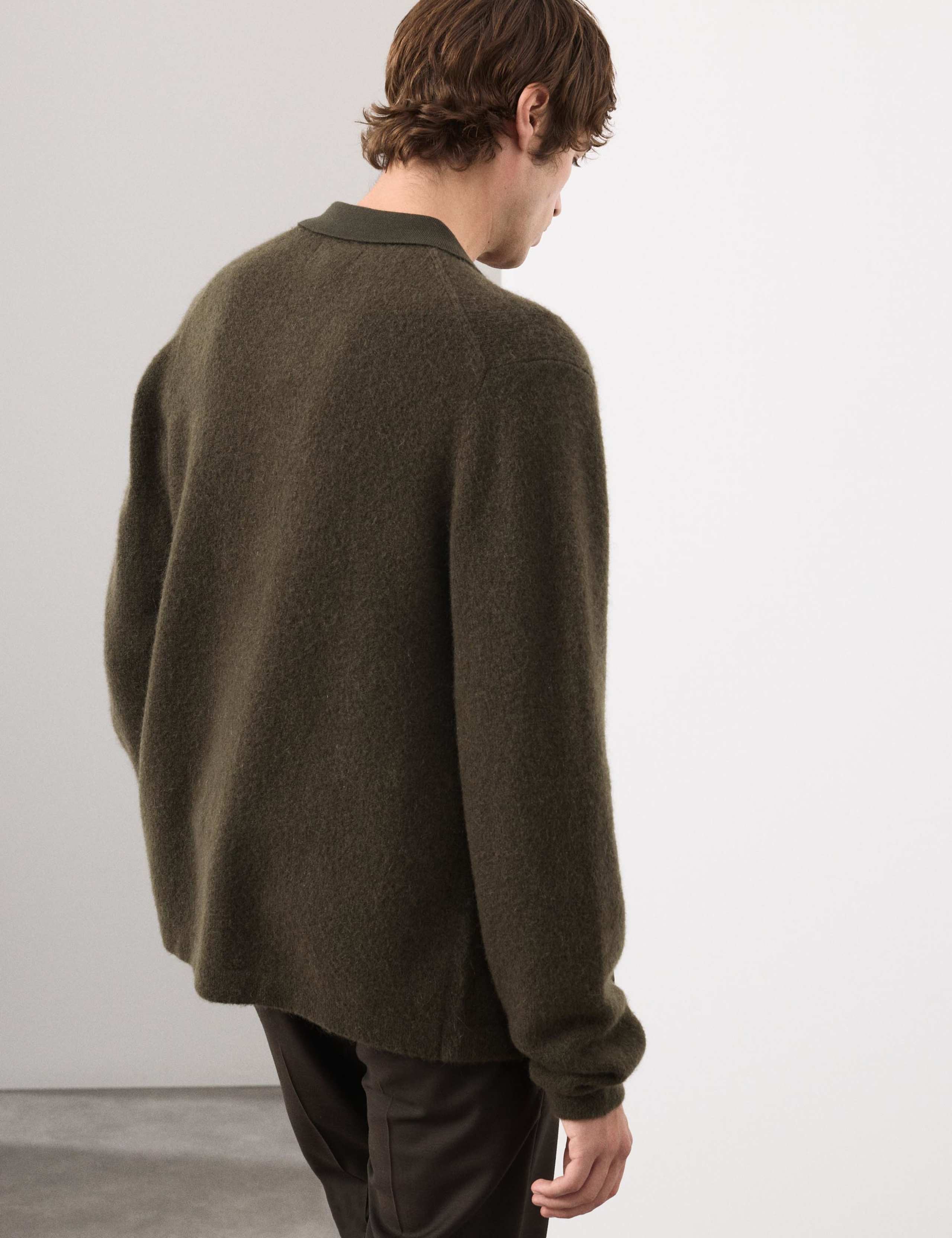 Merino Mohair Blend Cardigan 6 of 7