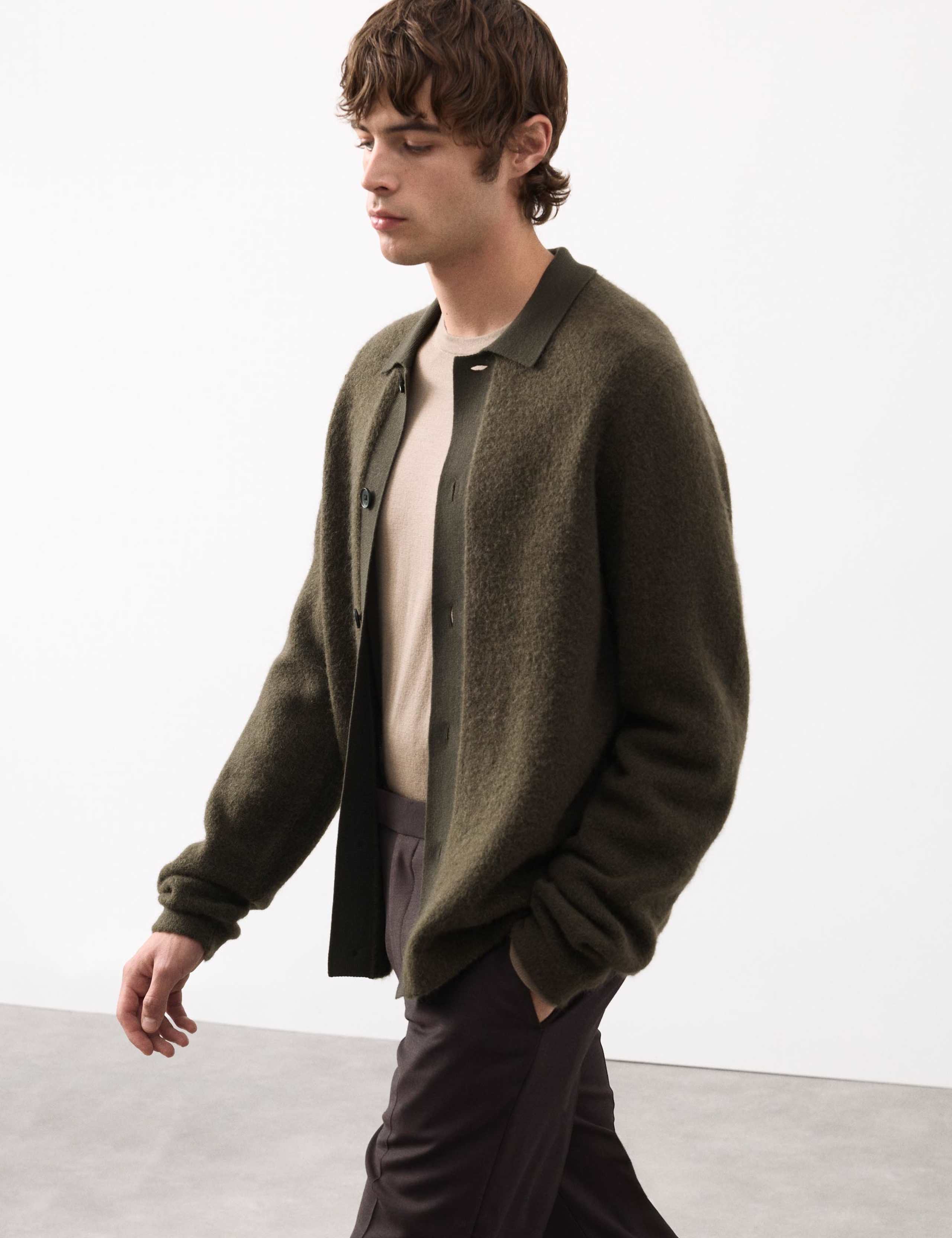 Merino Mohair Blend Cardigan 7 of 7