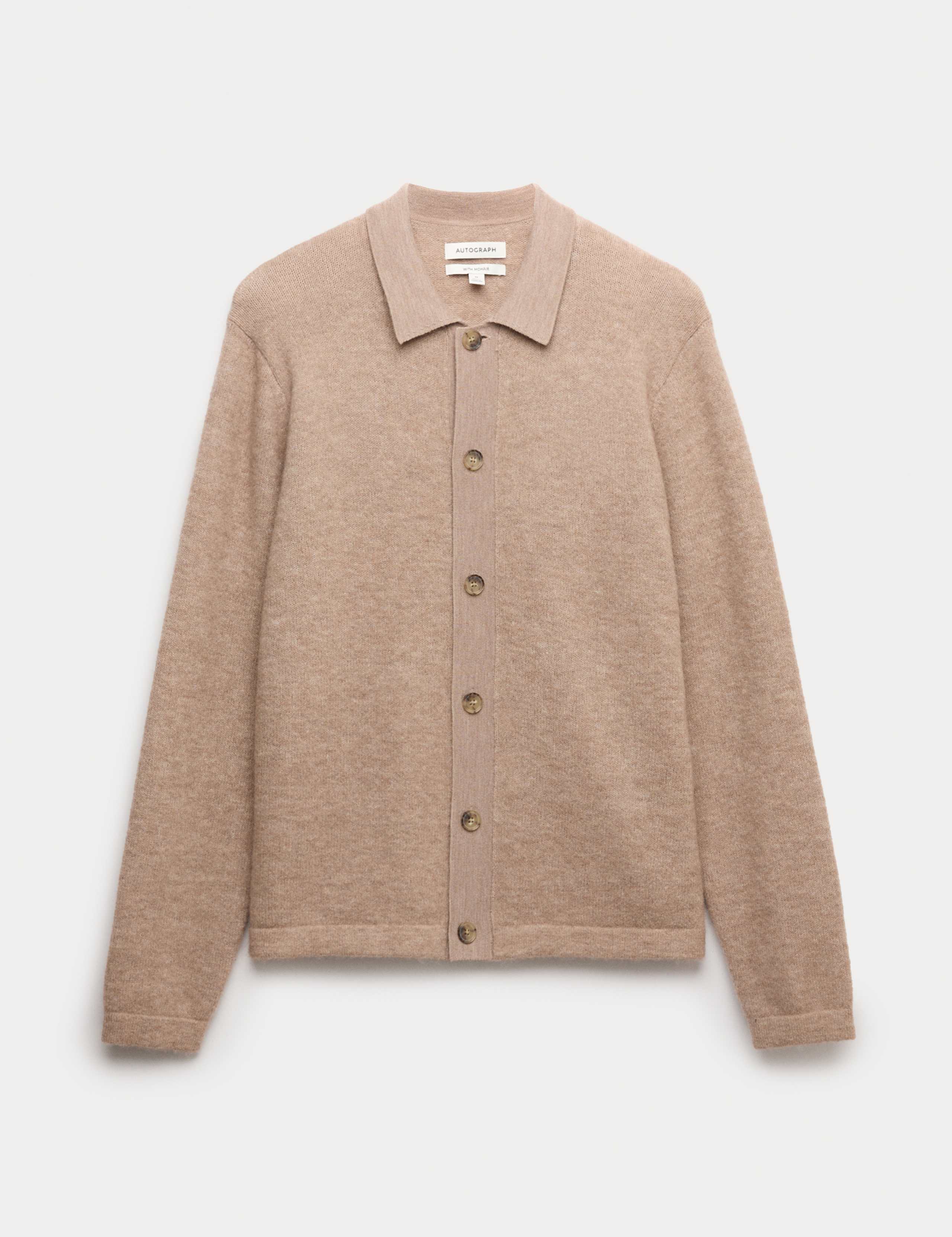 Merino Mohair Blend Cardigan 2 of 6