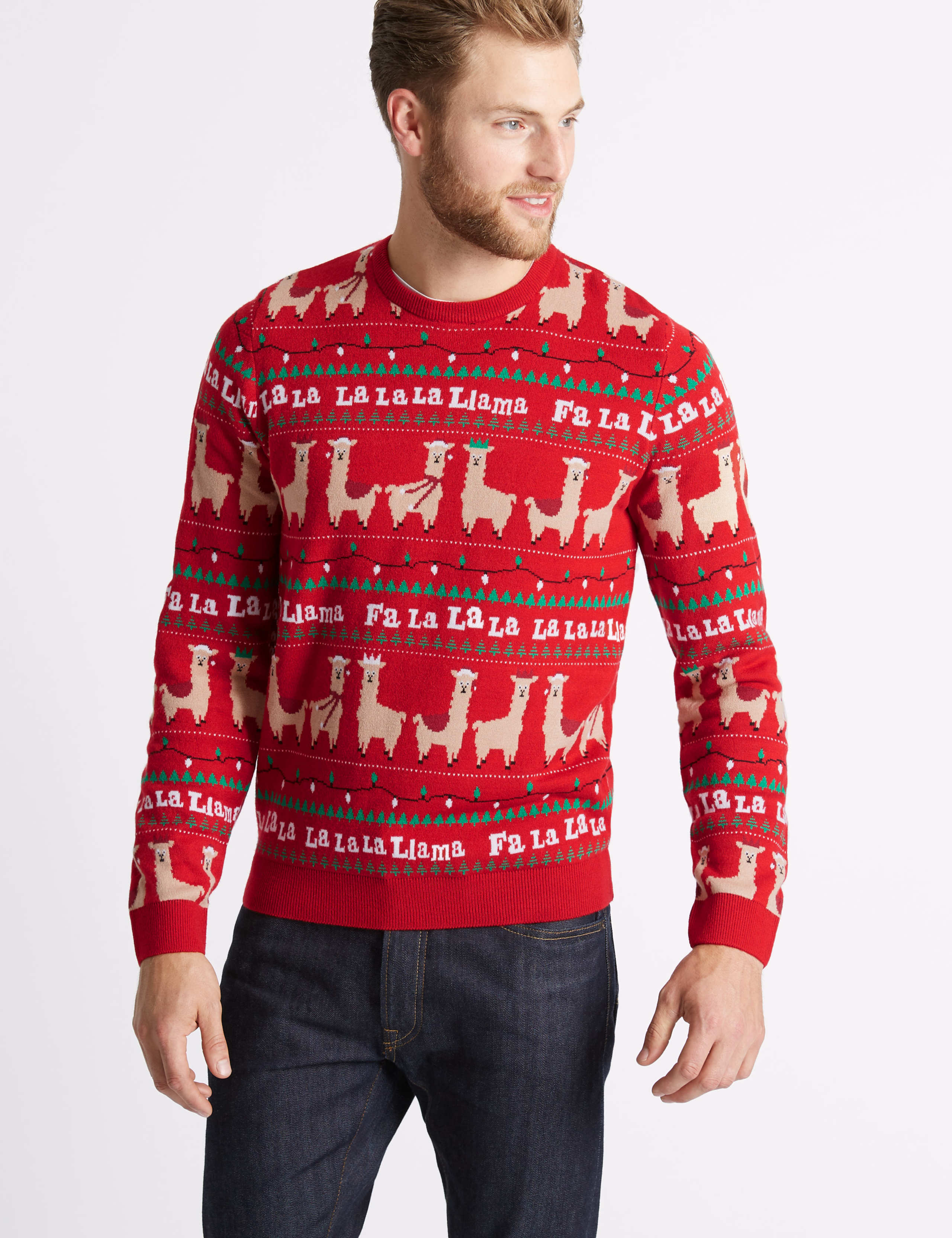 Falala Llama Christmas Jumper 3 of 5