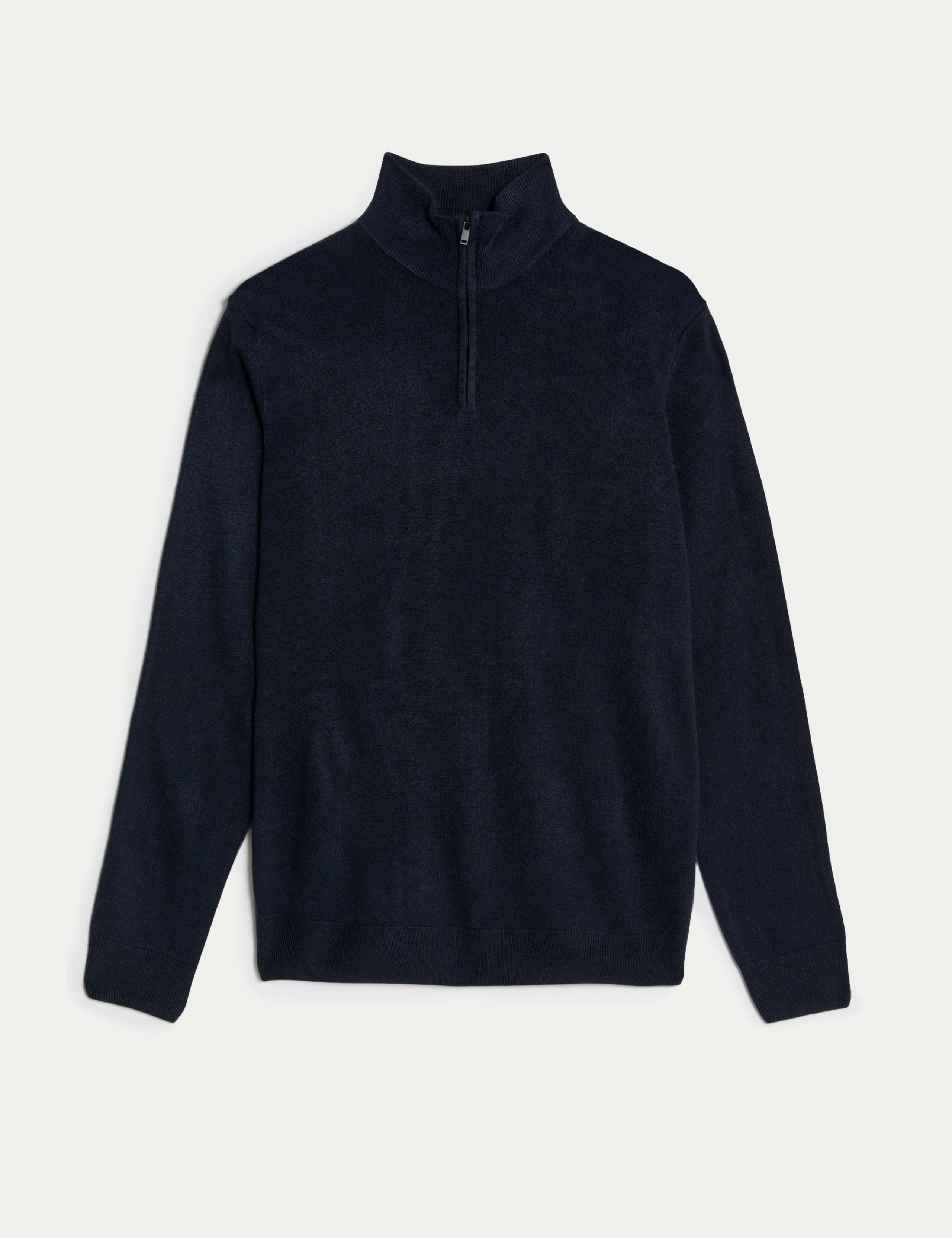 Cashmilon™ High Neck Half Zip Jumper 2 of 6