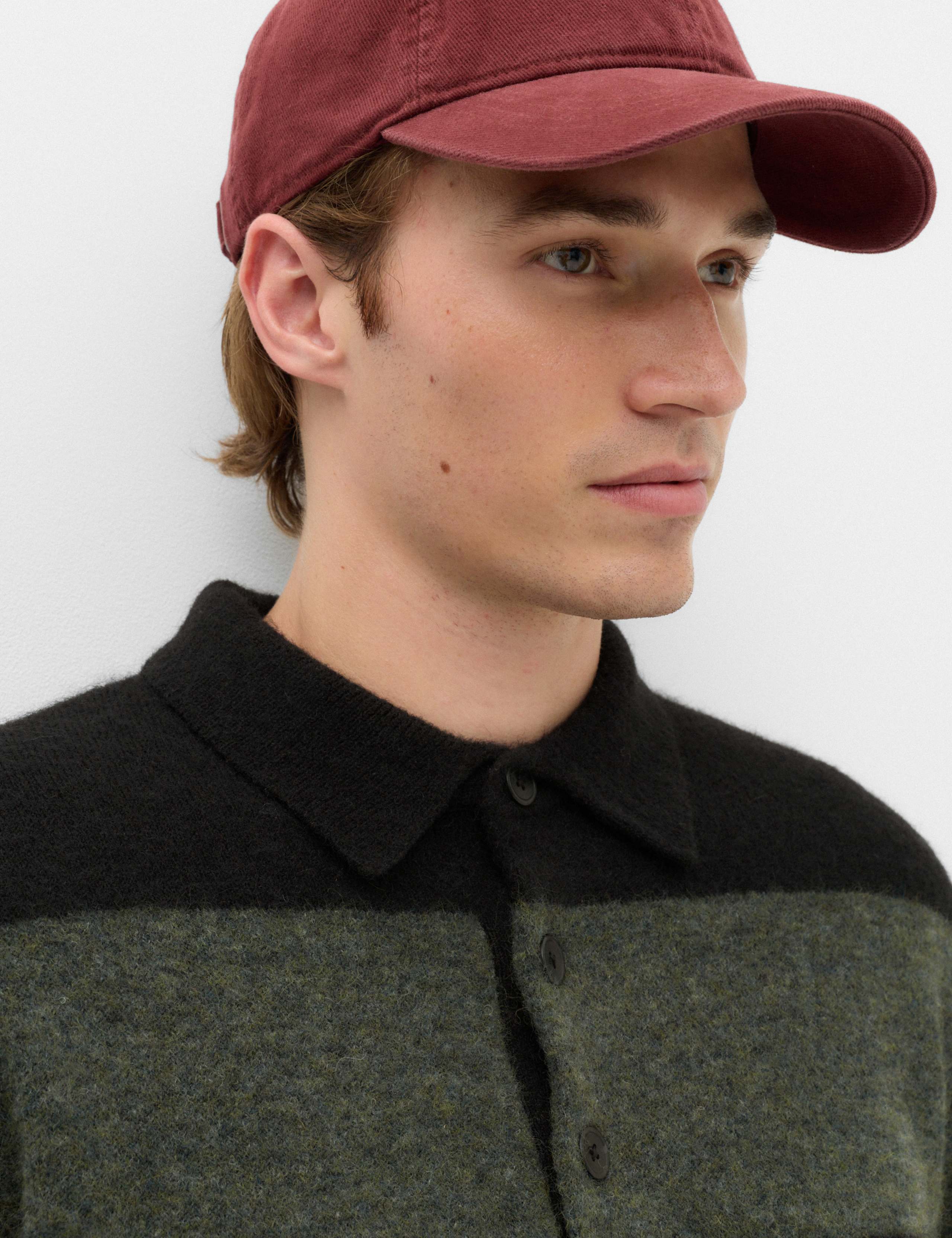 Striped Collared Neck Rugby Jumper with Wool 3 of 5