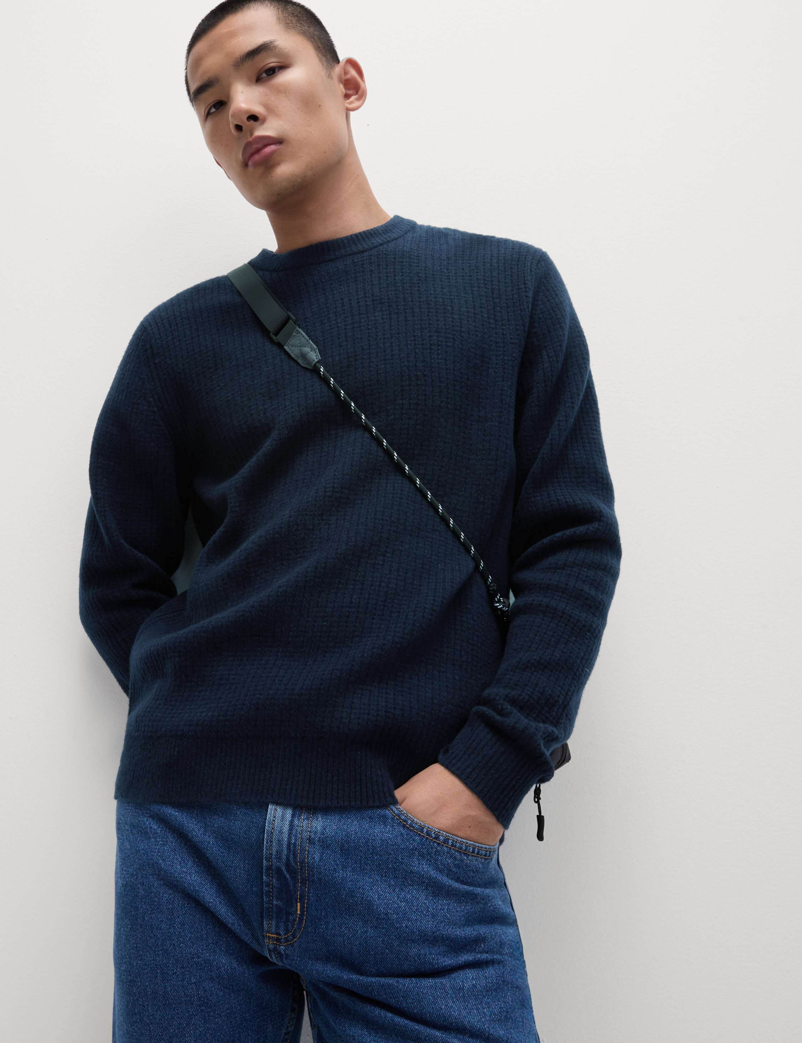 Supersoft Crew Neck Jumper with Wool 4 of 6