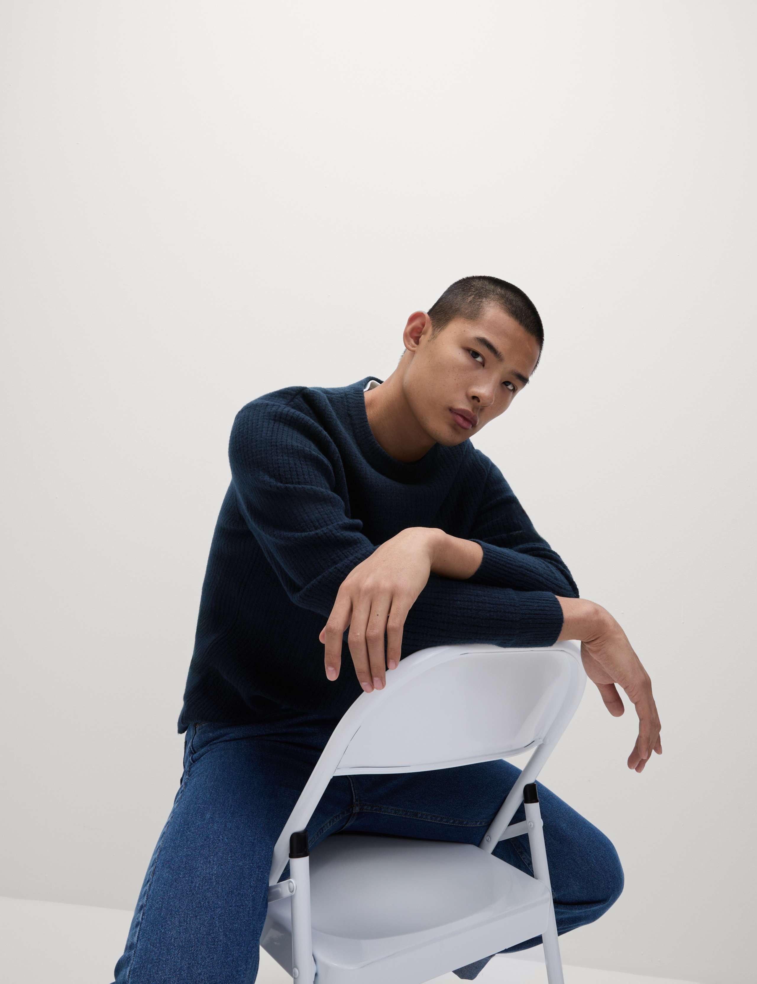 Supersoft Crew Neck Jumper with Wool 5 of 6