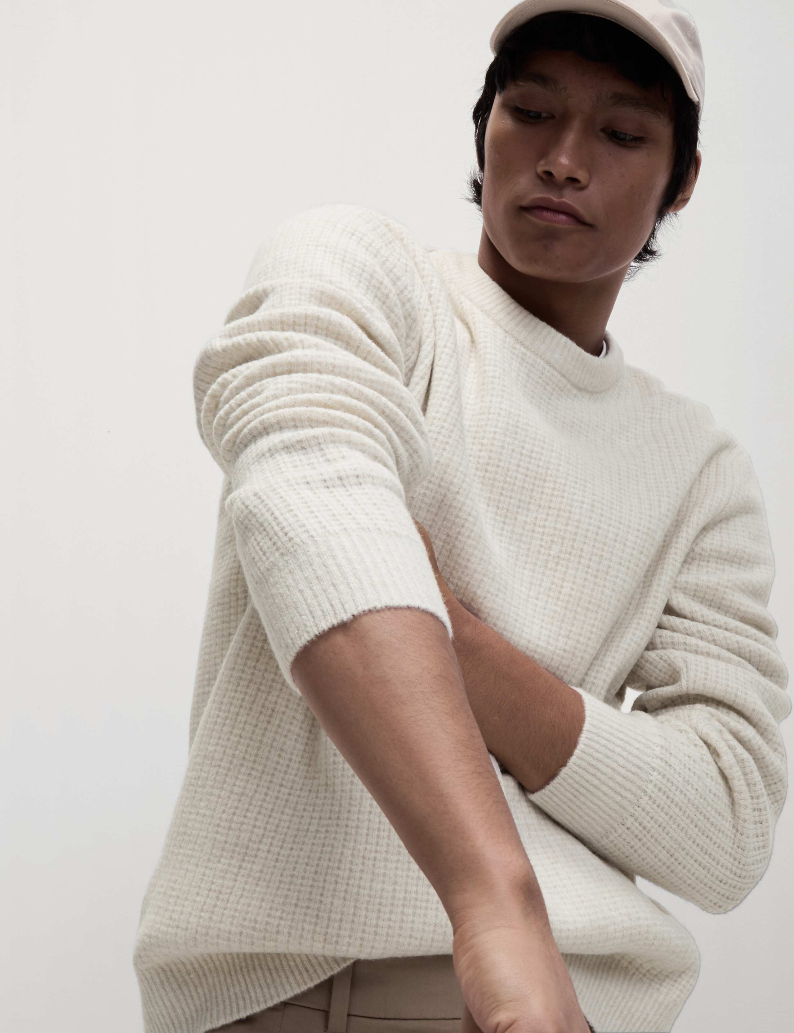 Supersoft Crew Neck Jumper with Wool 7 of 7