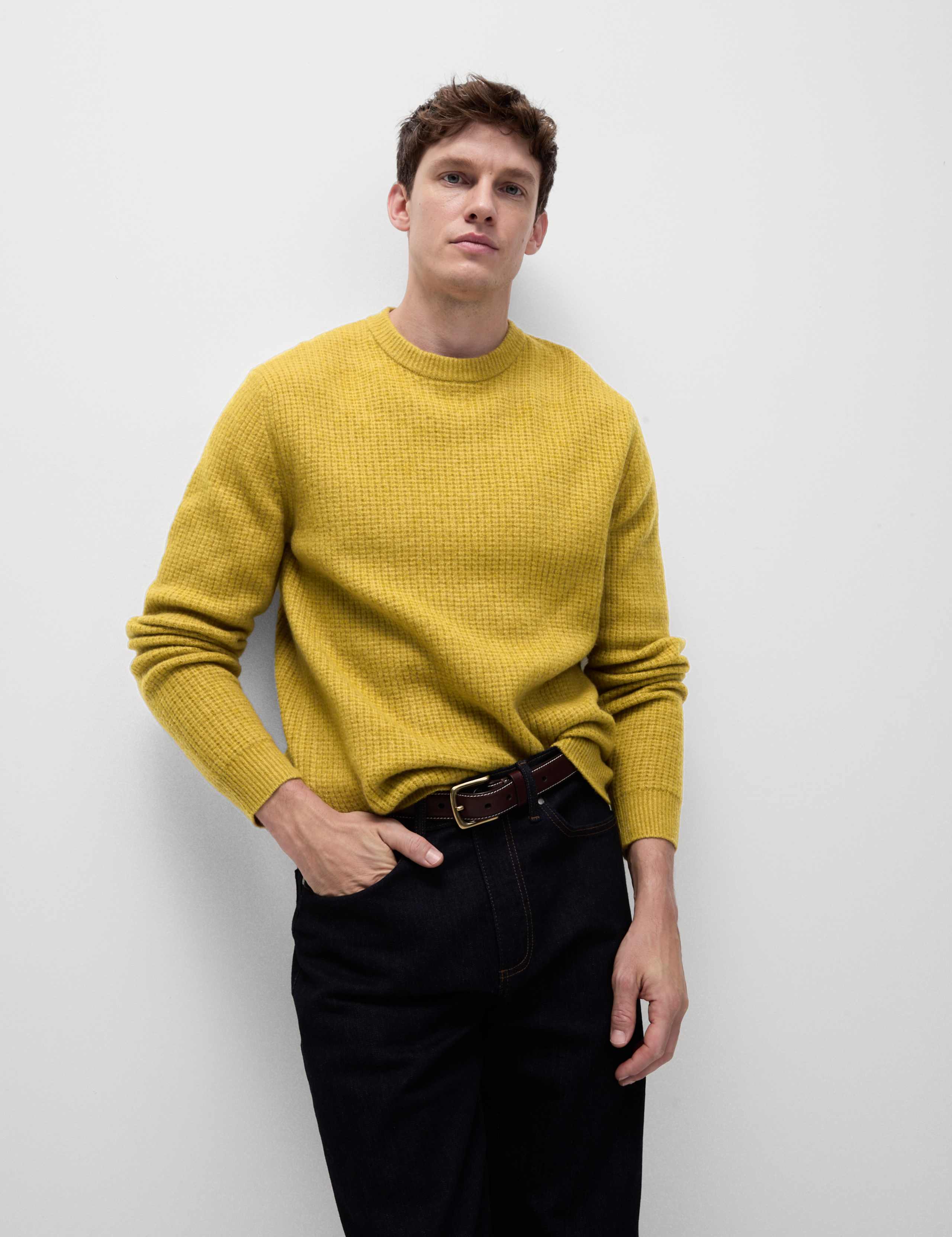 Supersoft Crew Neck Jumper with Wool 4 of 5