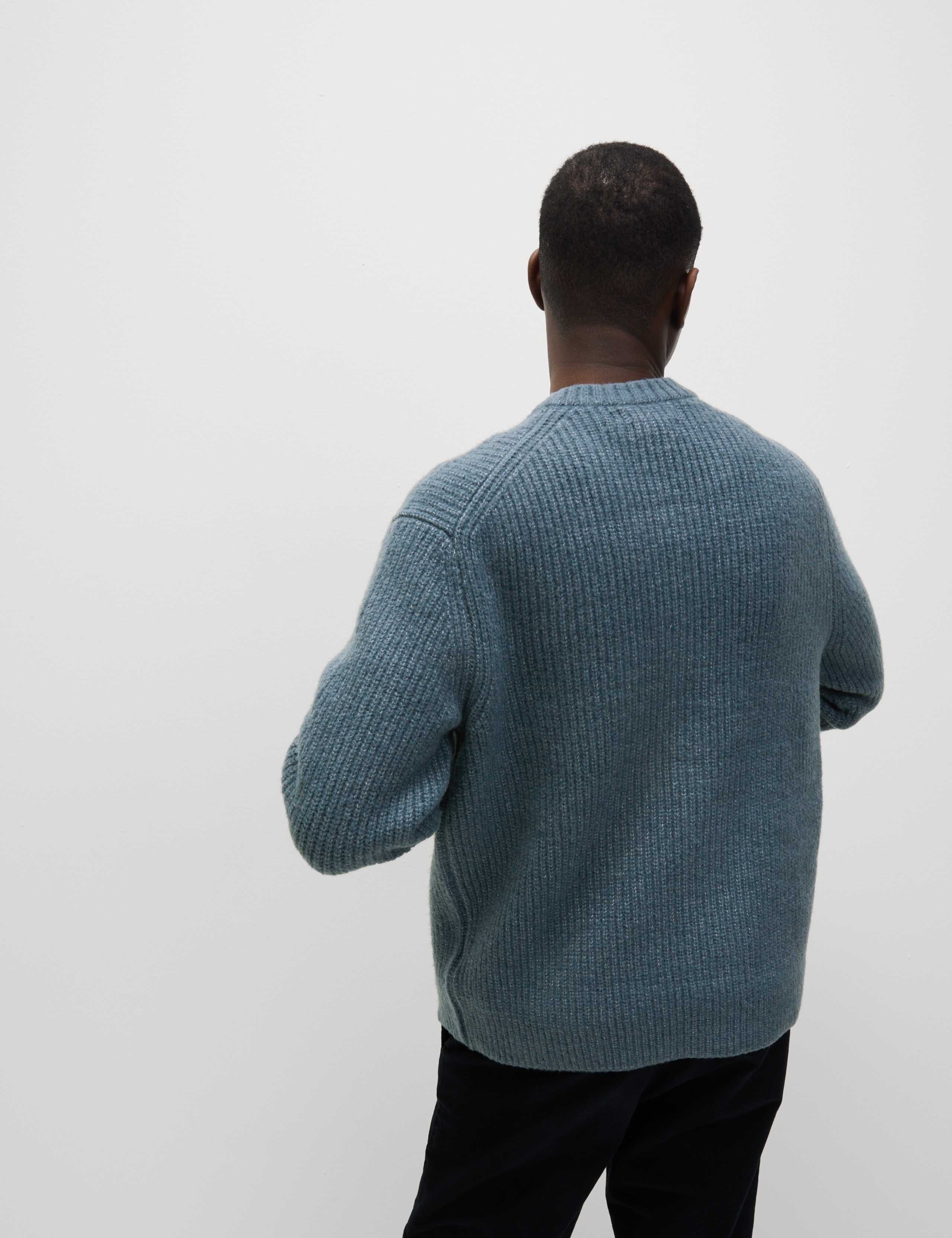 Supersoft Ribbed V-Neck Cardigan with Wool 5 of 8