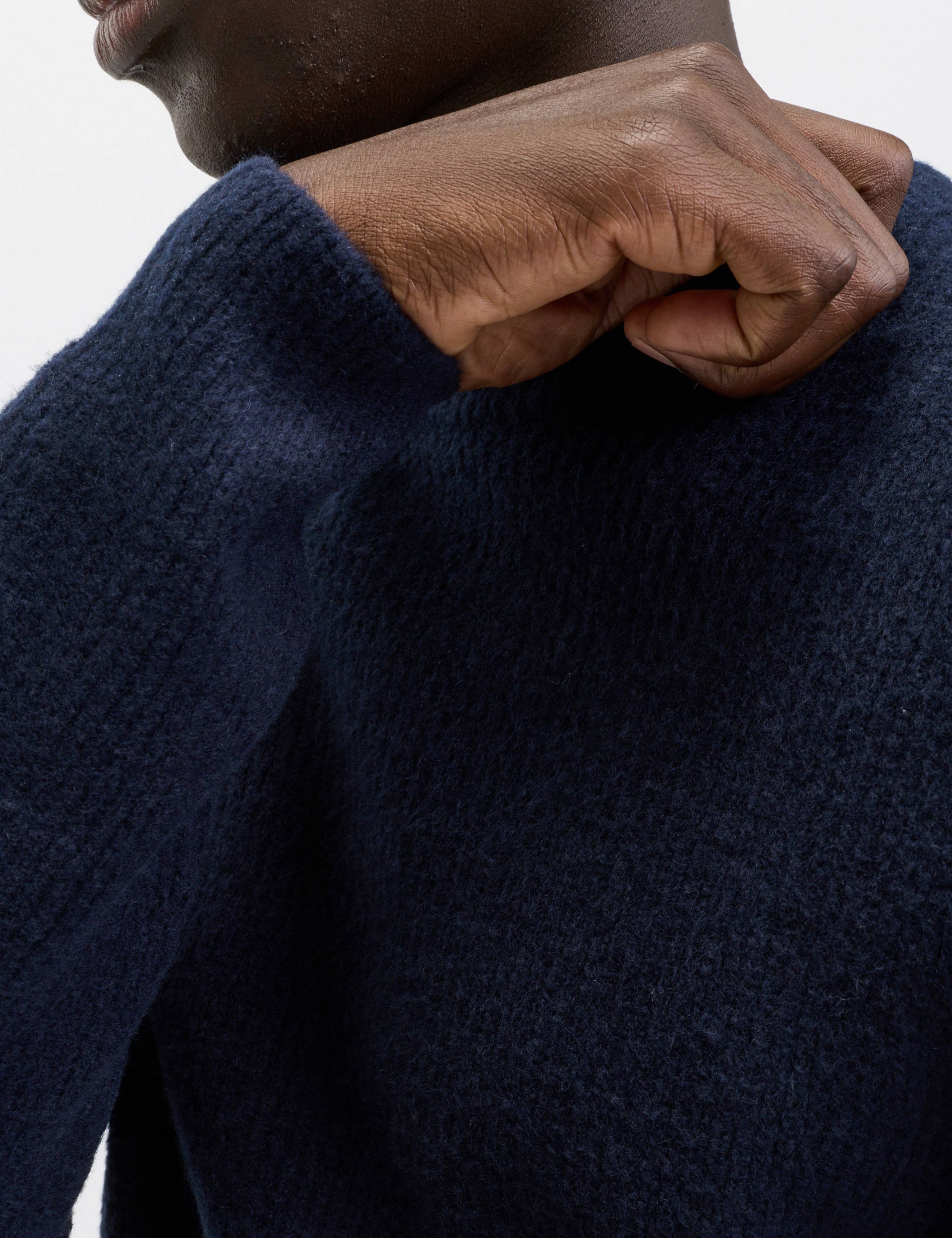 Supersoft Ribbed Crew Neck Jumper with Wool 5 of 6