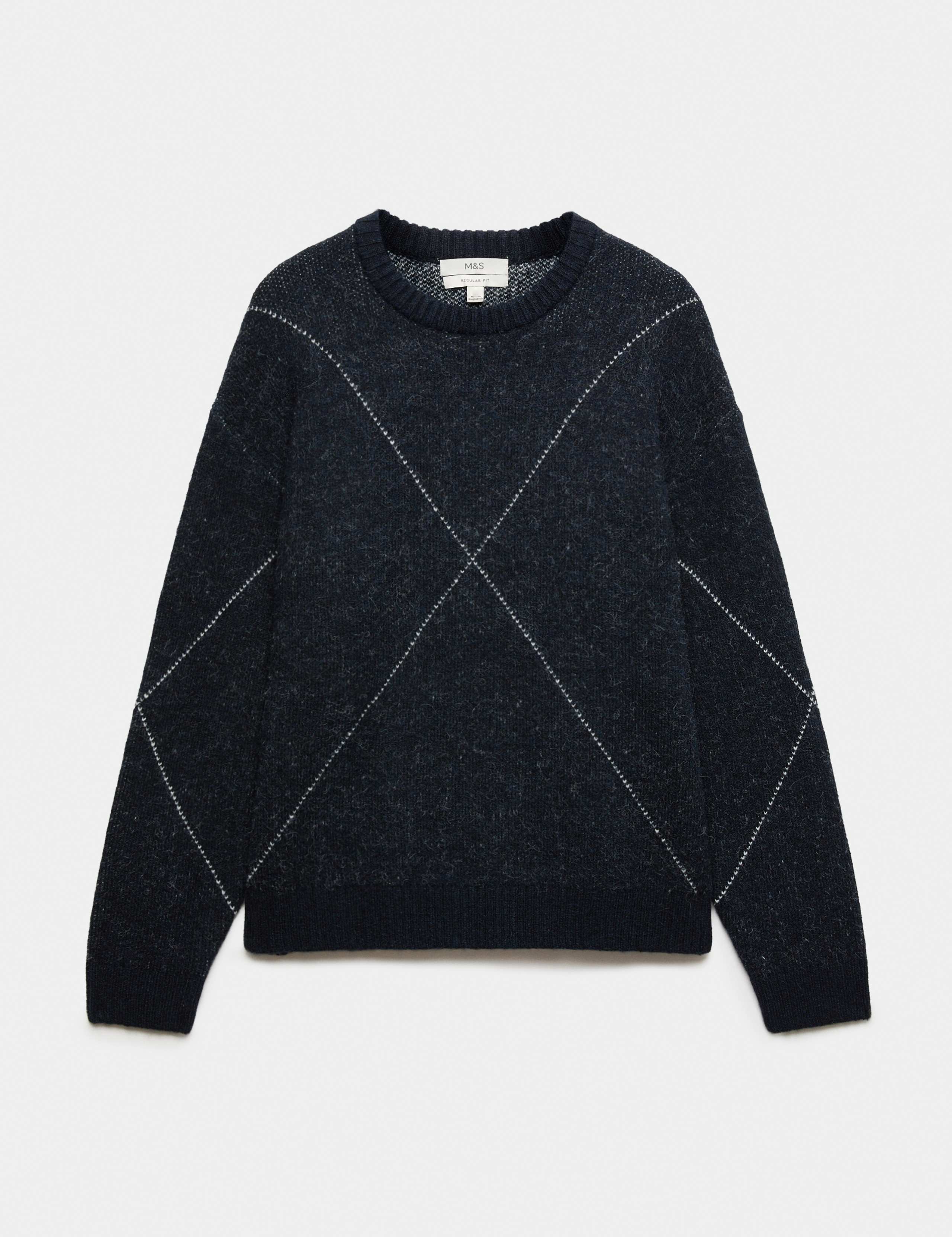 Argyle Crew Neck Jumper 2 of 6