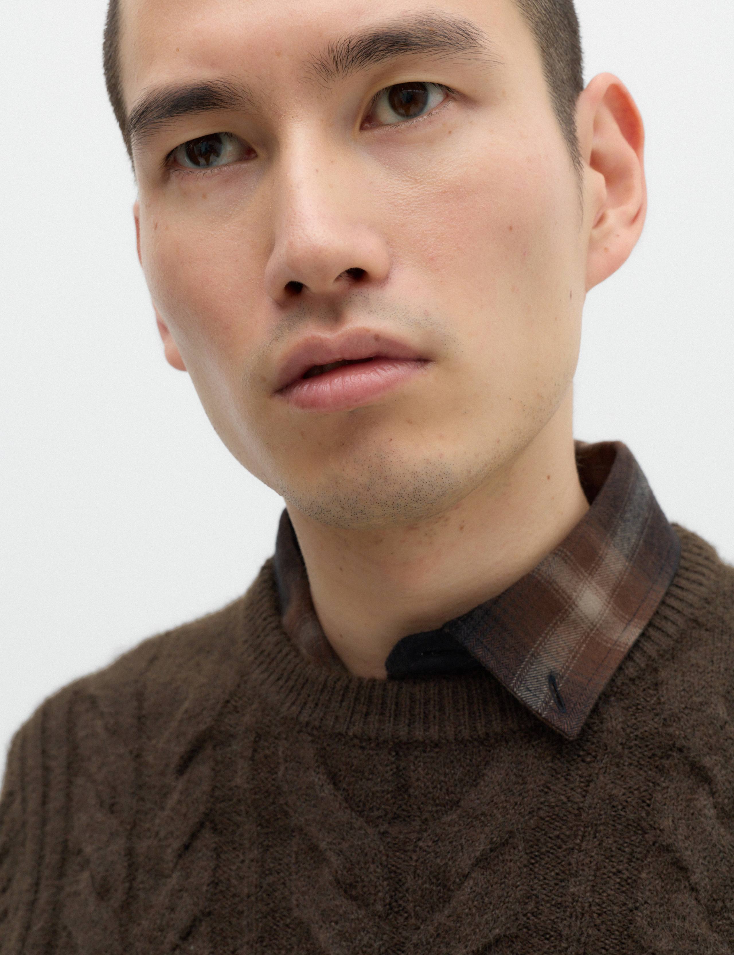 Cable Knit Crew Neck Jumper 3 of 8