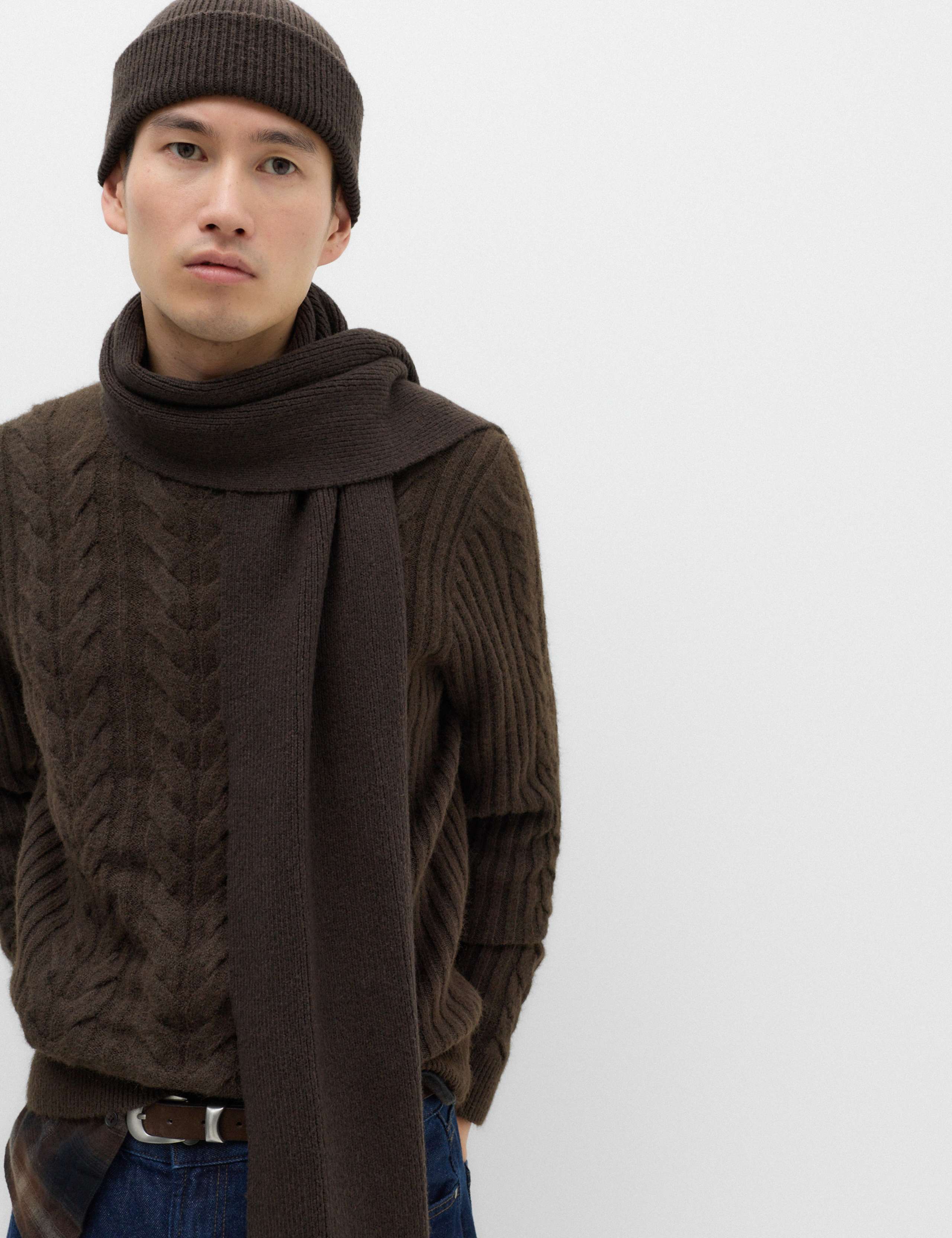 Cable Knit Crew Neck Jumper 8 of 8