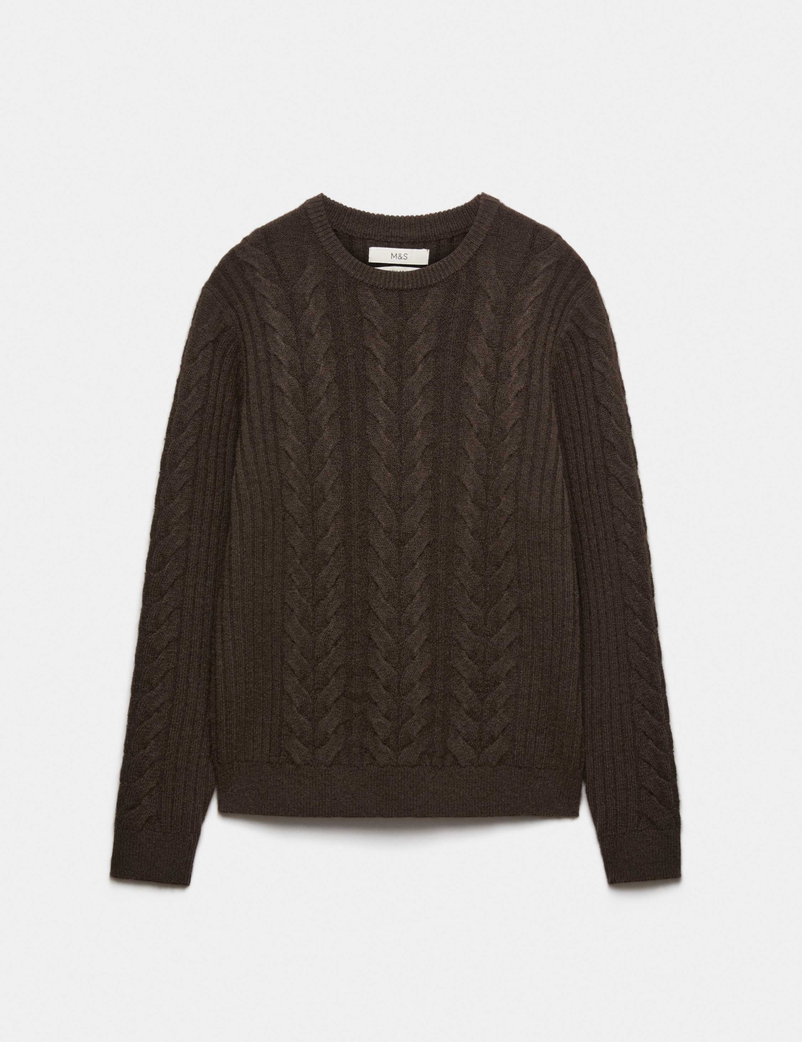 Cable Knit Crew Neck Jumper 2 of 8