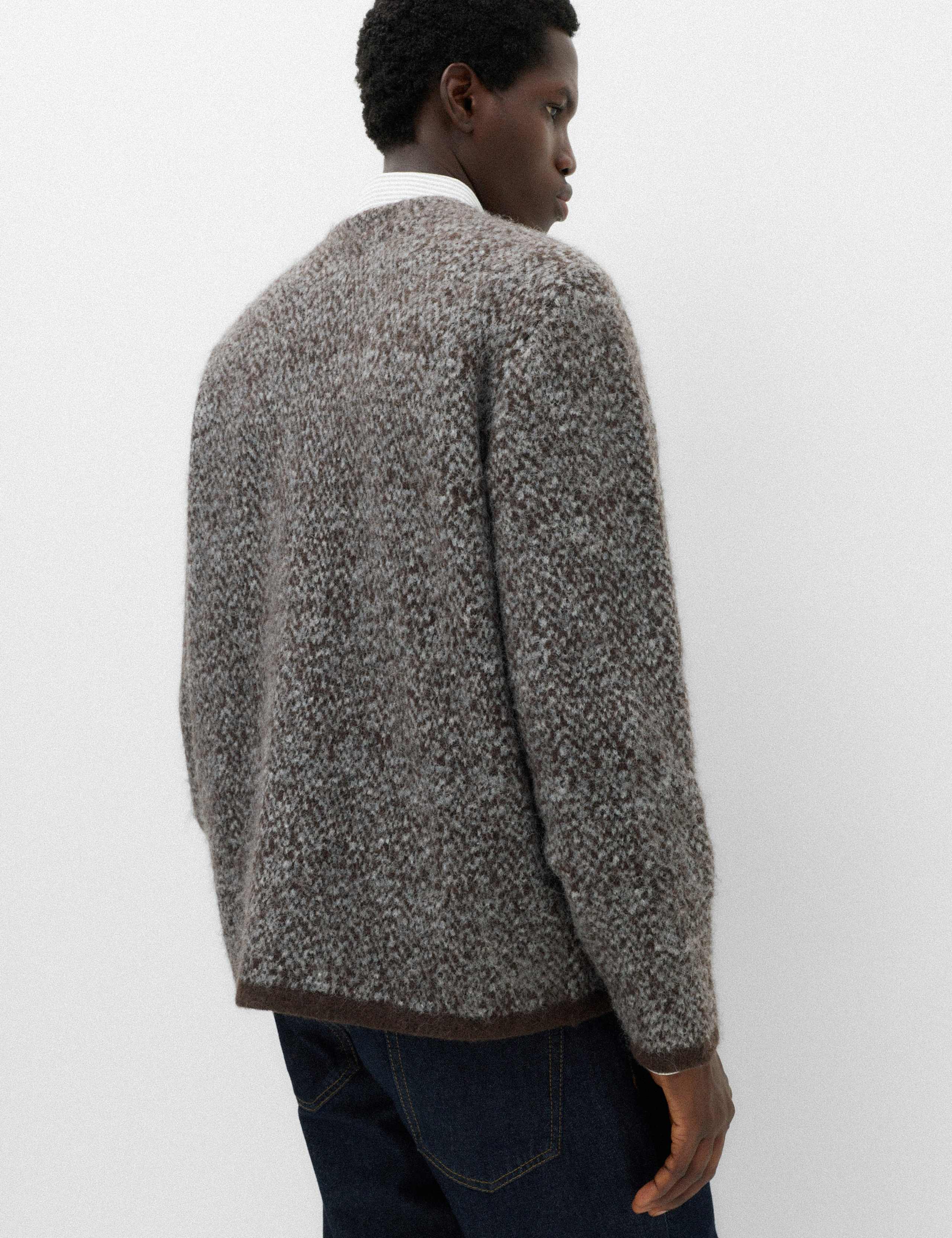 Lofty Relaxed Fit Patterned Cardigan 5 of 6