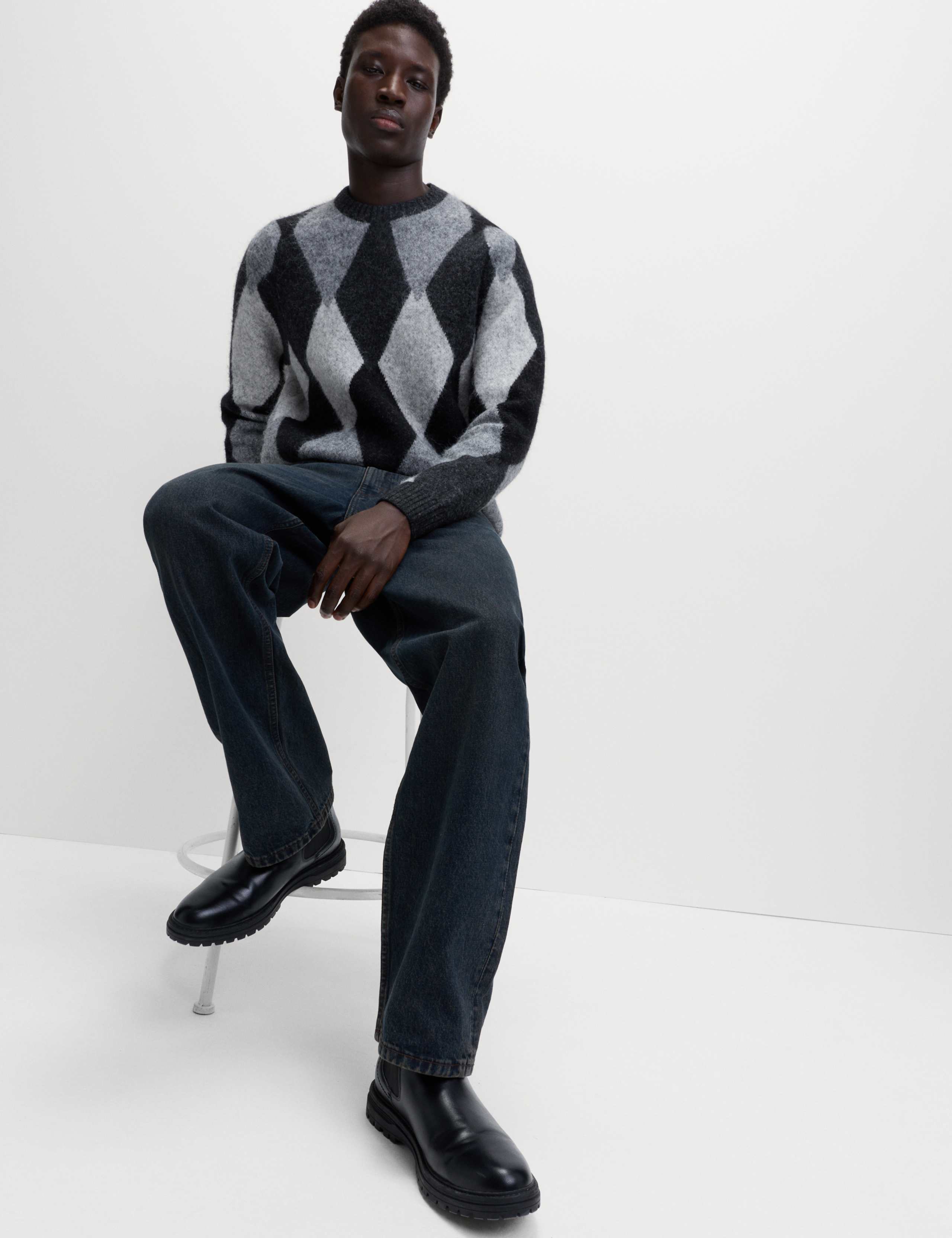 Cotton Blend Crew Neck Knitted Vest 7 of 7