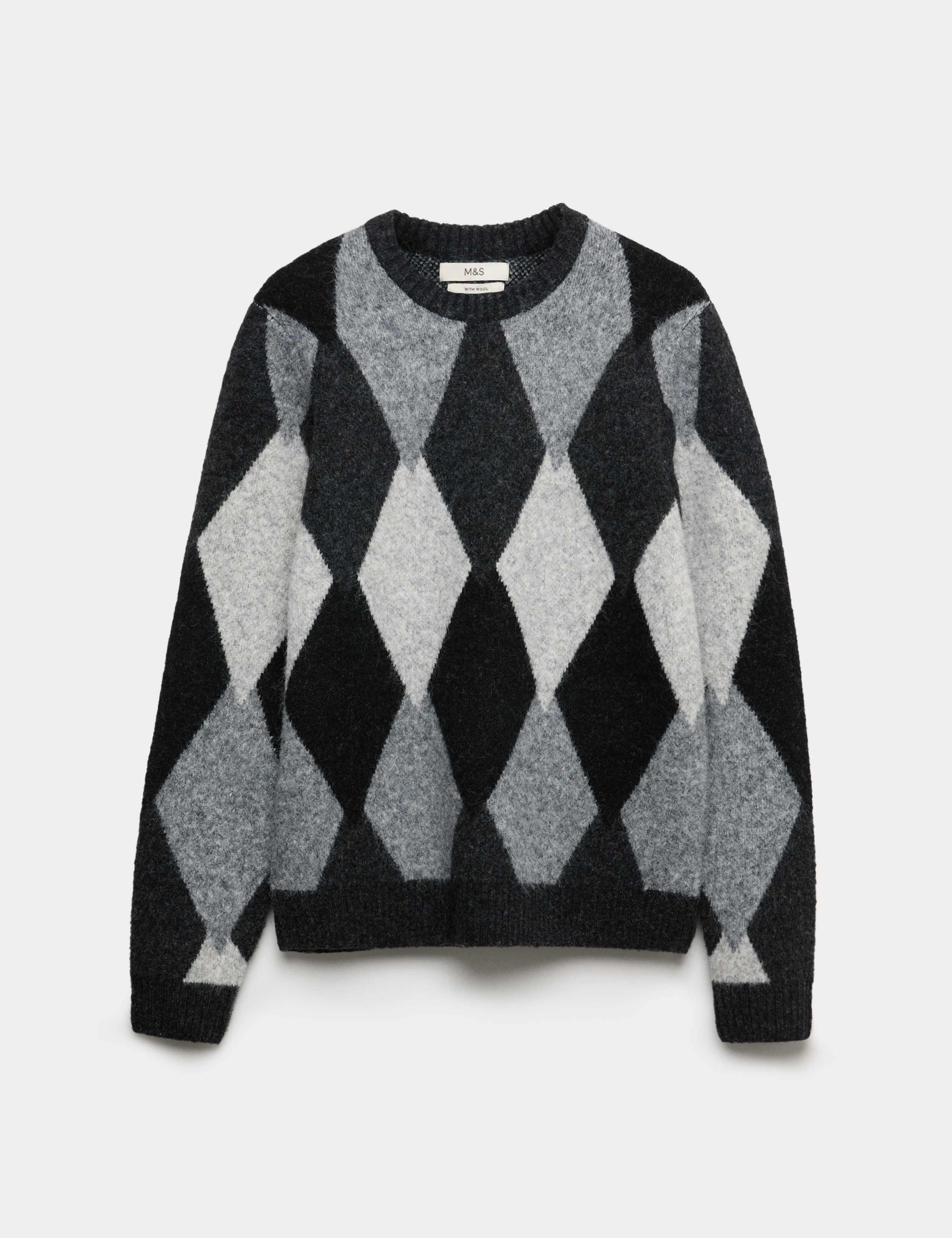 Cotton Blend Crew Neck Knitted Vest 2 of 7