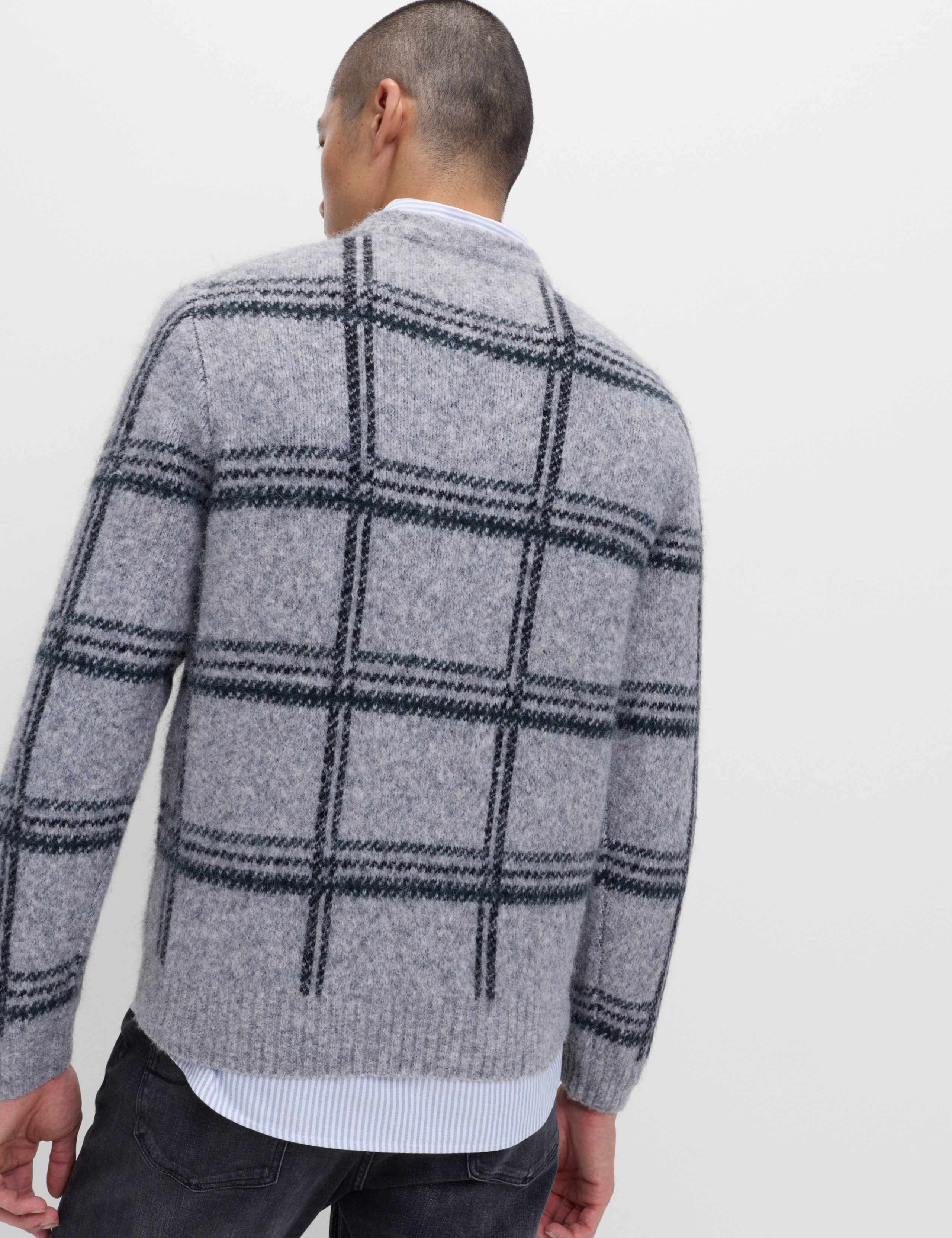 Check Hazy Knit Crew Neck Jumper 5 of 5