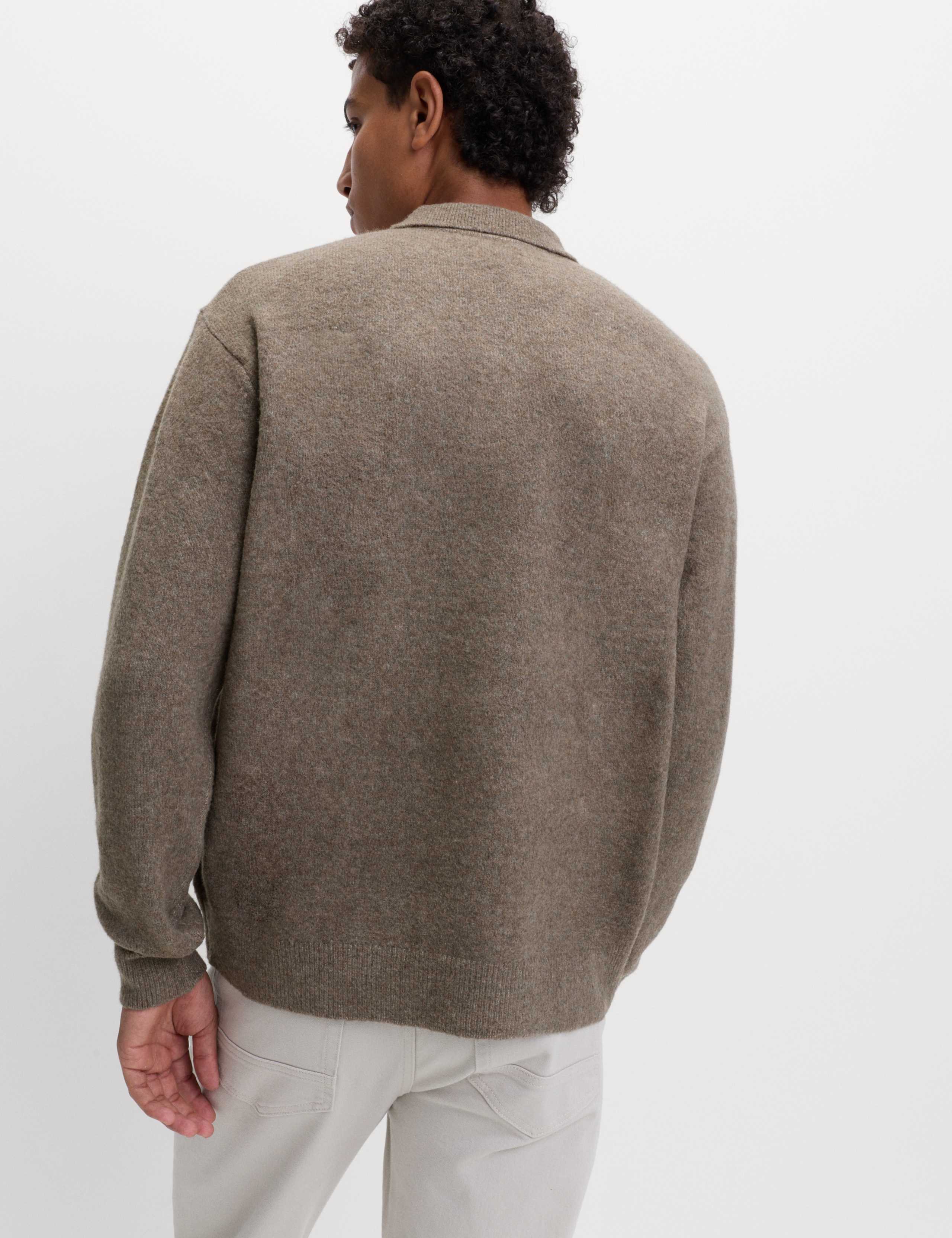 Supersoft Polo Neck Jumper with Wool 5 of 5