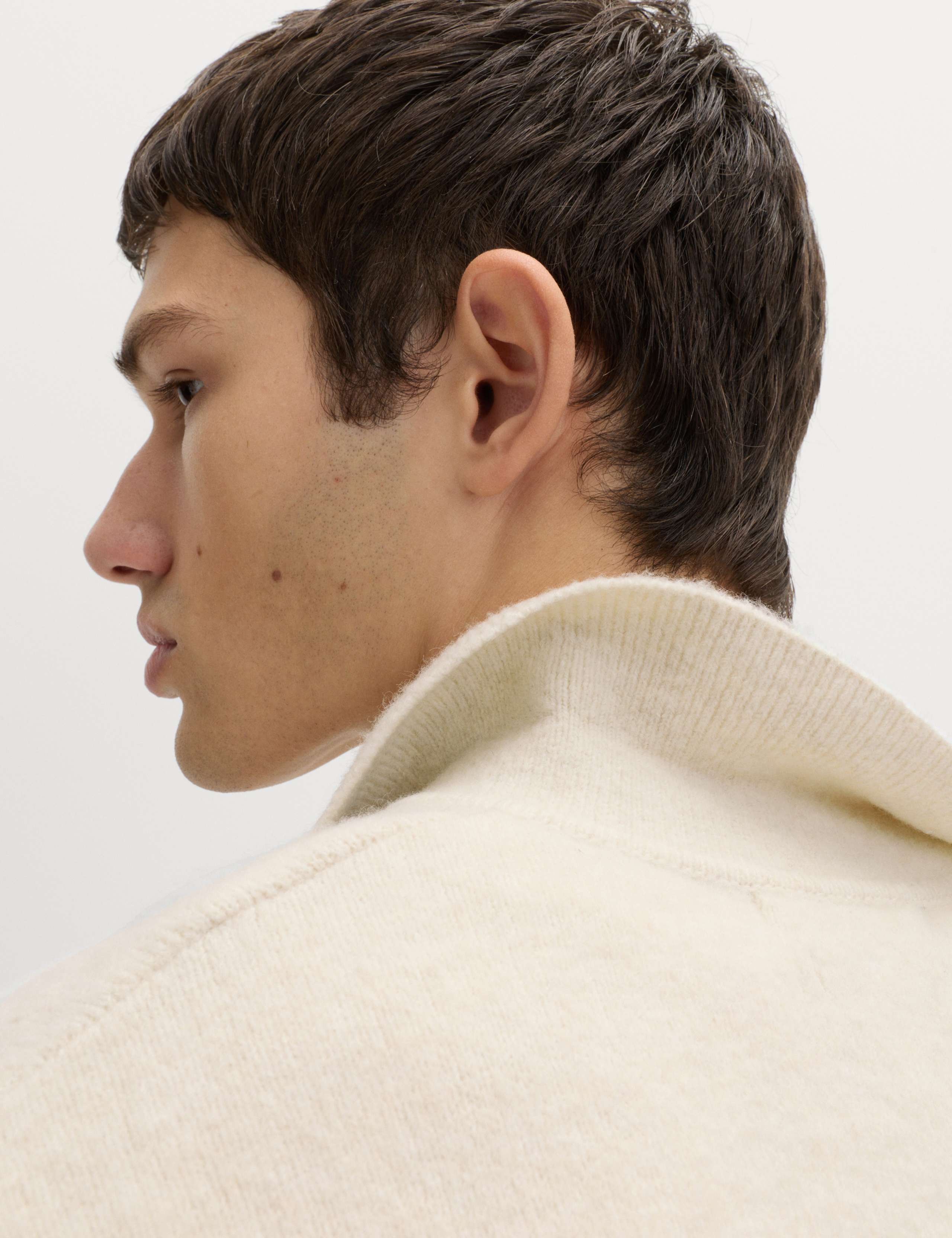 Supersoft Polo Neck Jumper with Wool 3 of 5