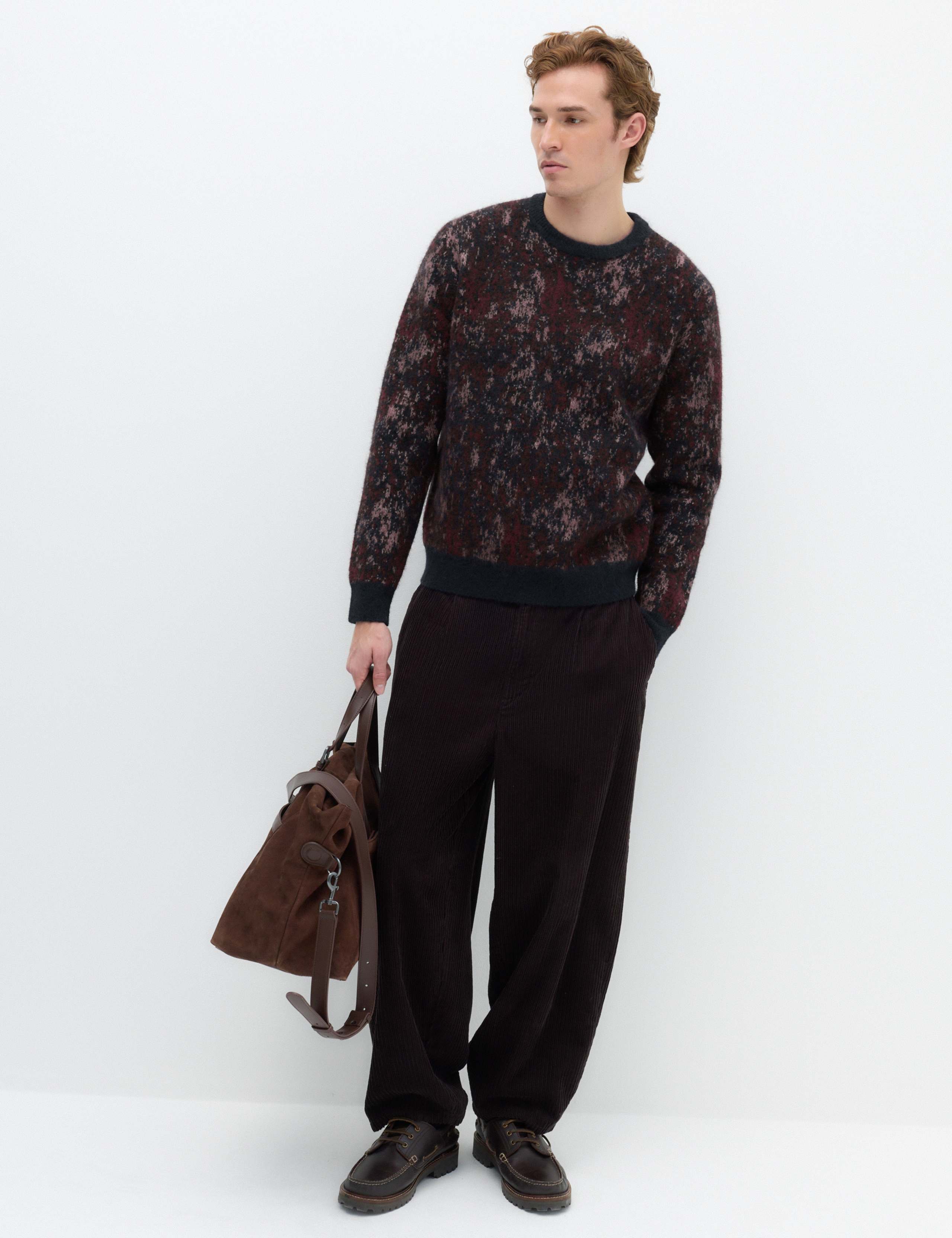 Fairisle Crew Neck Jumper with Wool 6 of 7