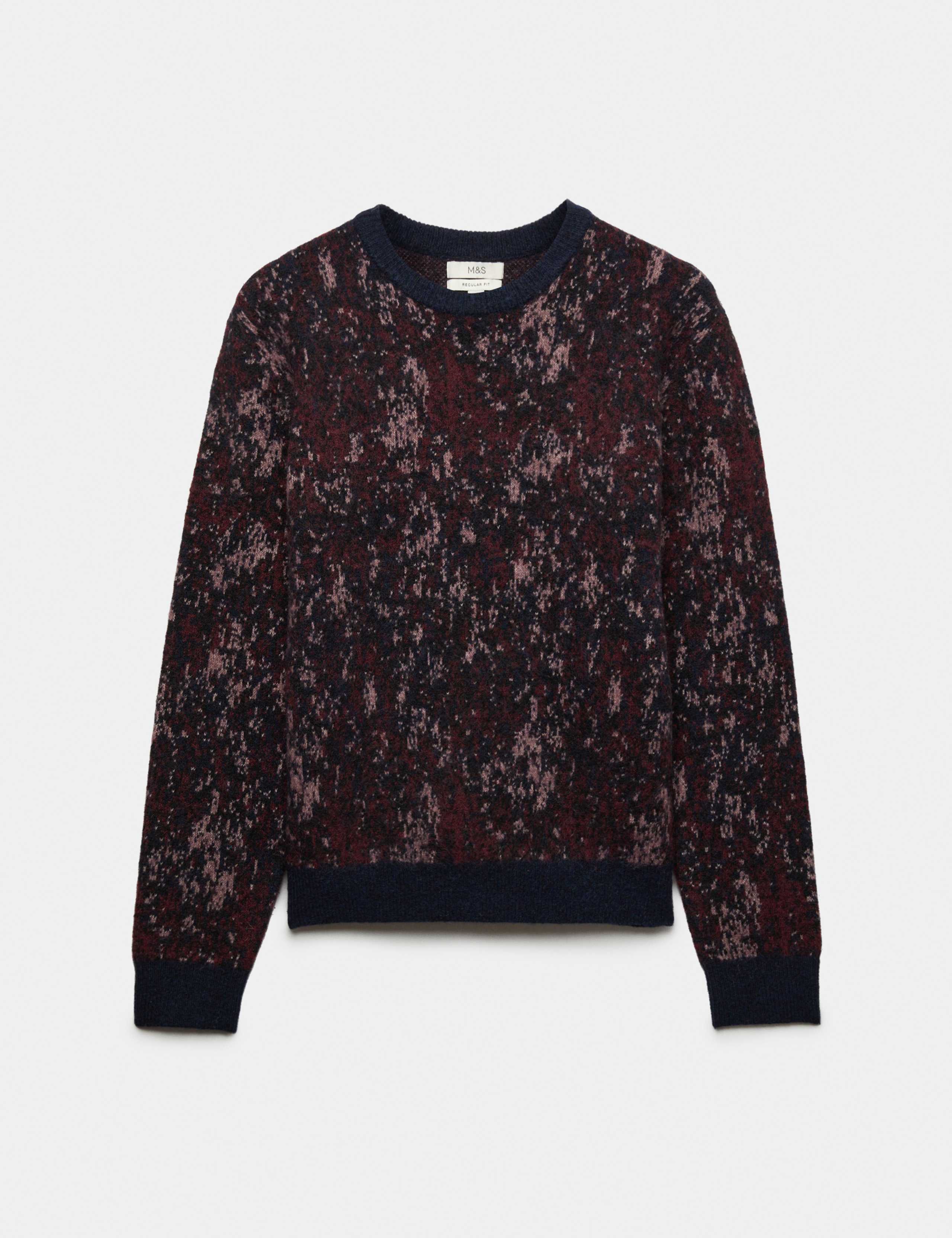 Fairisle Crew Neck Jumper with Wool 2 of 7