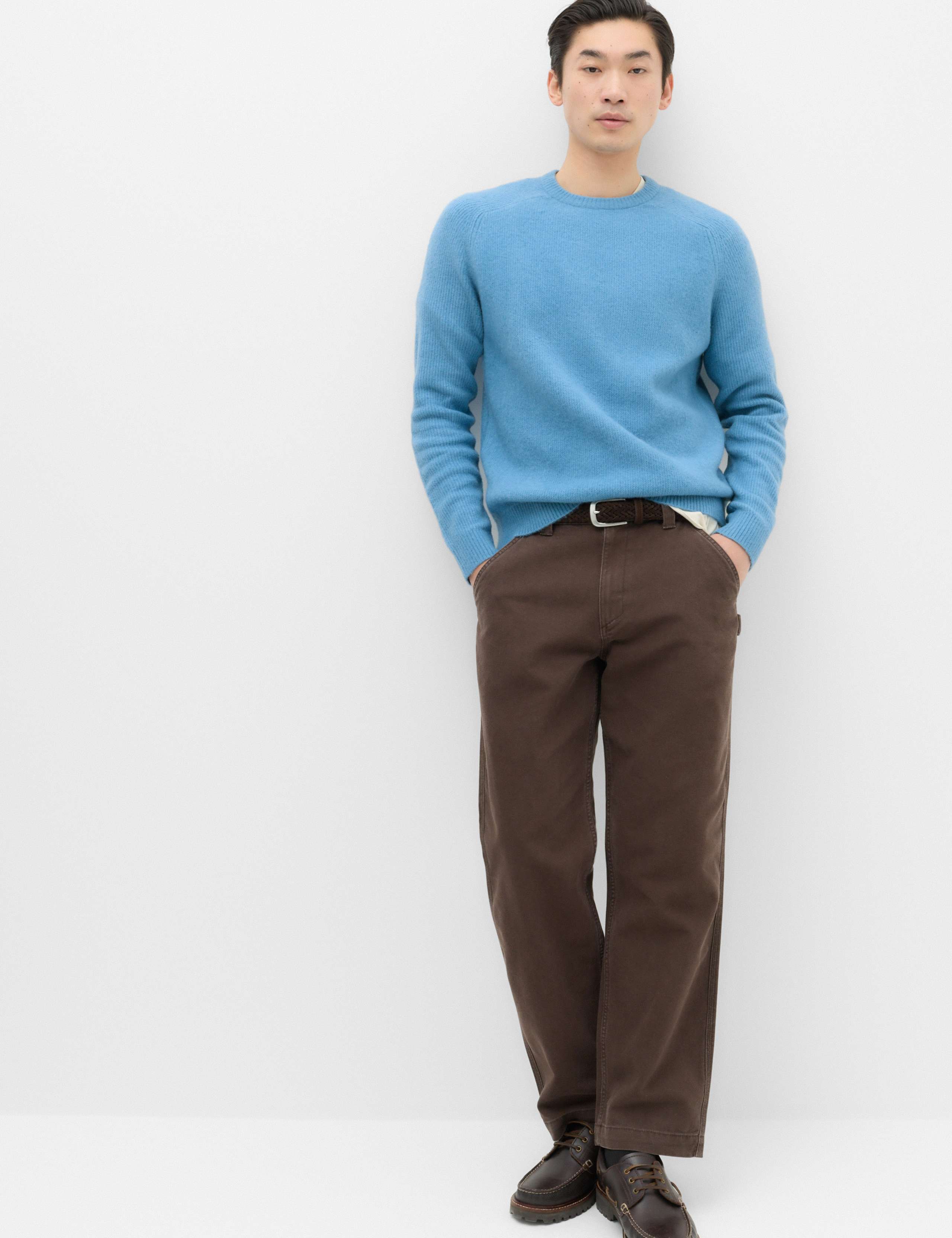 Supersoft Crew Neck Jumper with Wool 6 of 6
