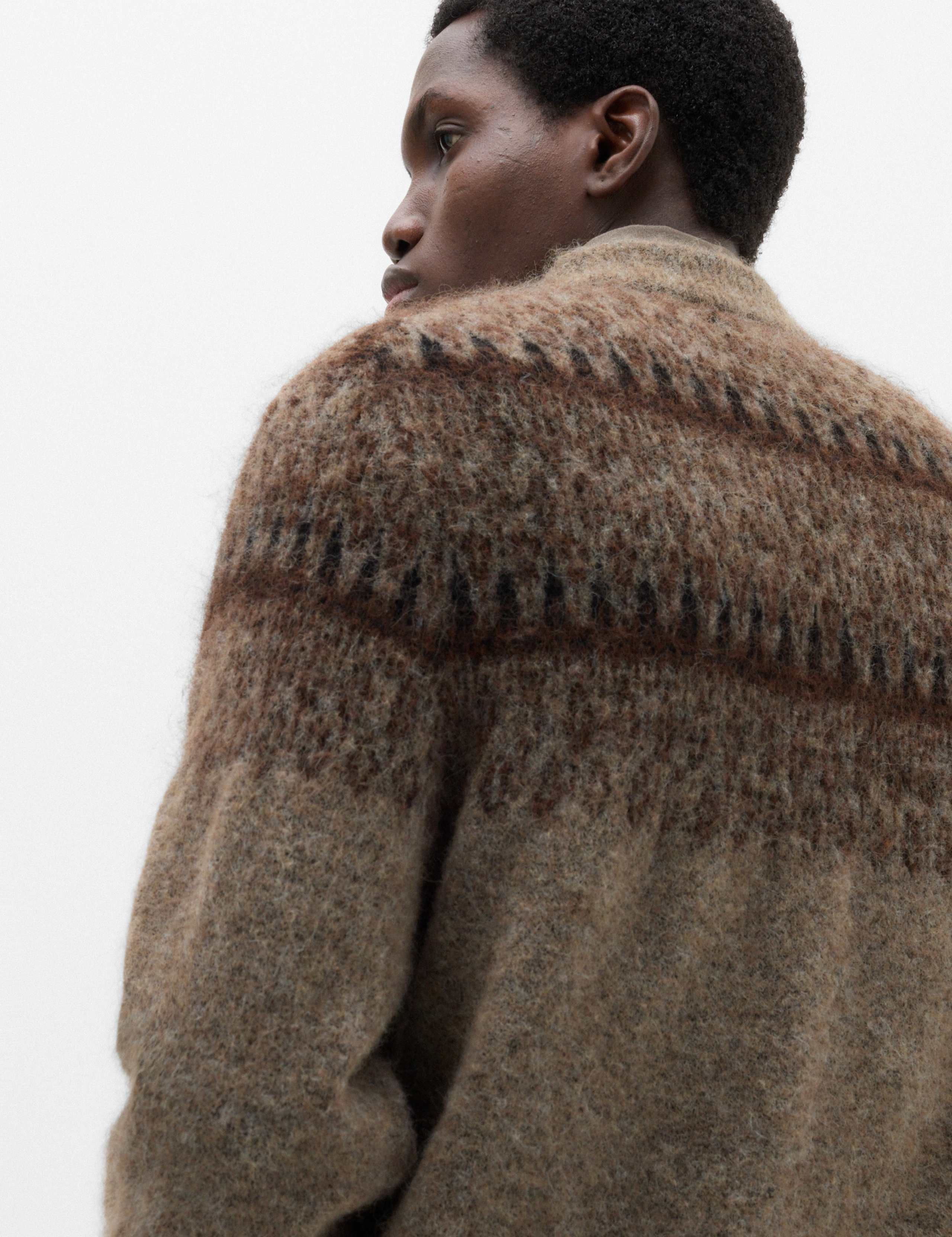 With Wool Fair Isle Crew Neck Jumper 4 of 7