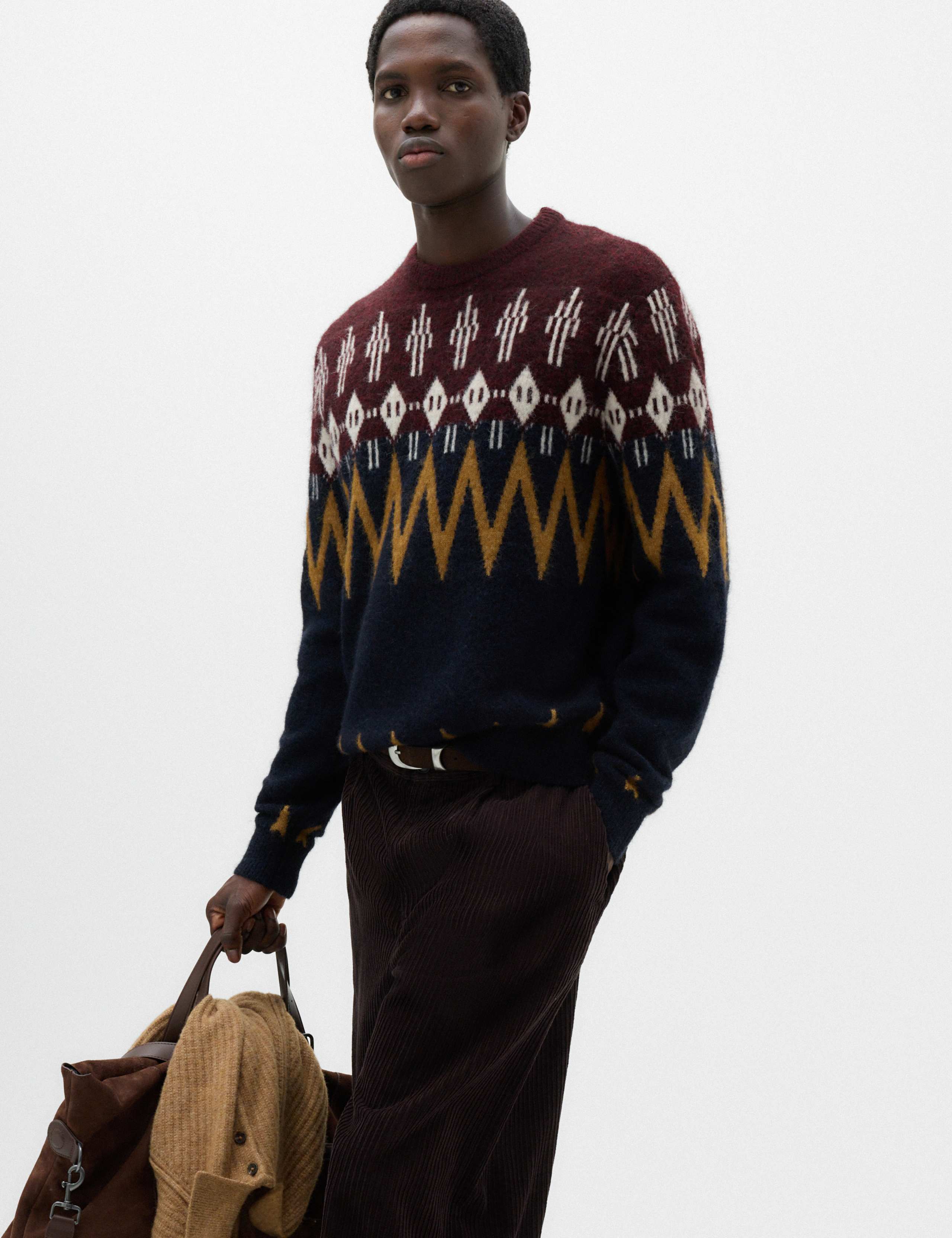 Fairisle Crew Neck Jumper 1 of 6
