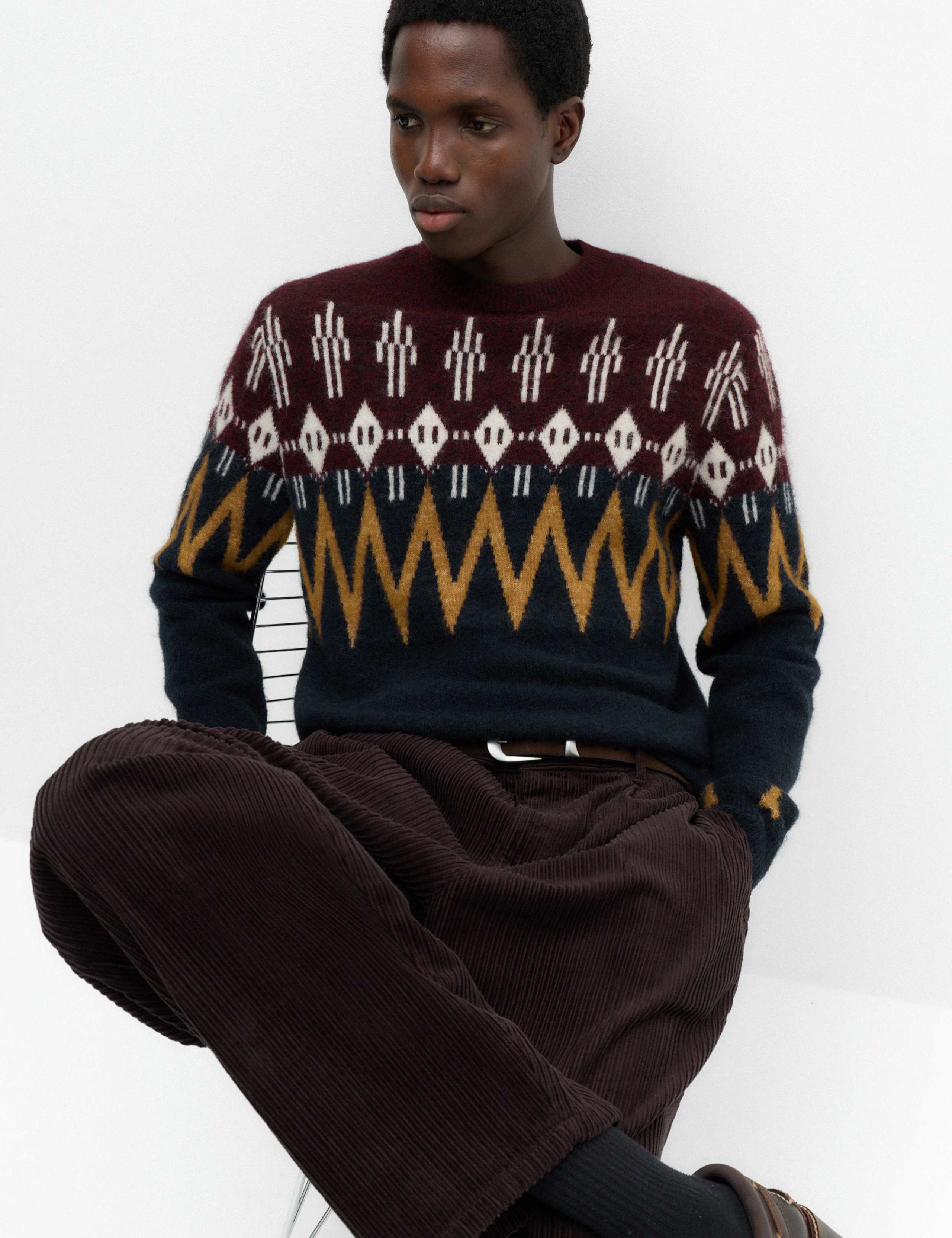 Fairisle Crew Neck Jumper 6 of 6