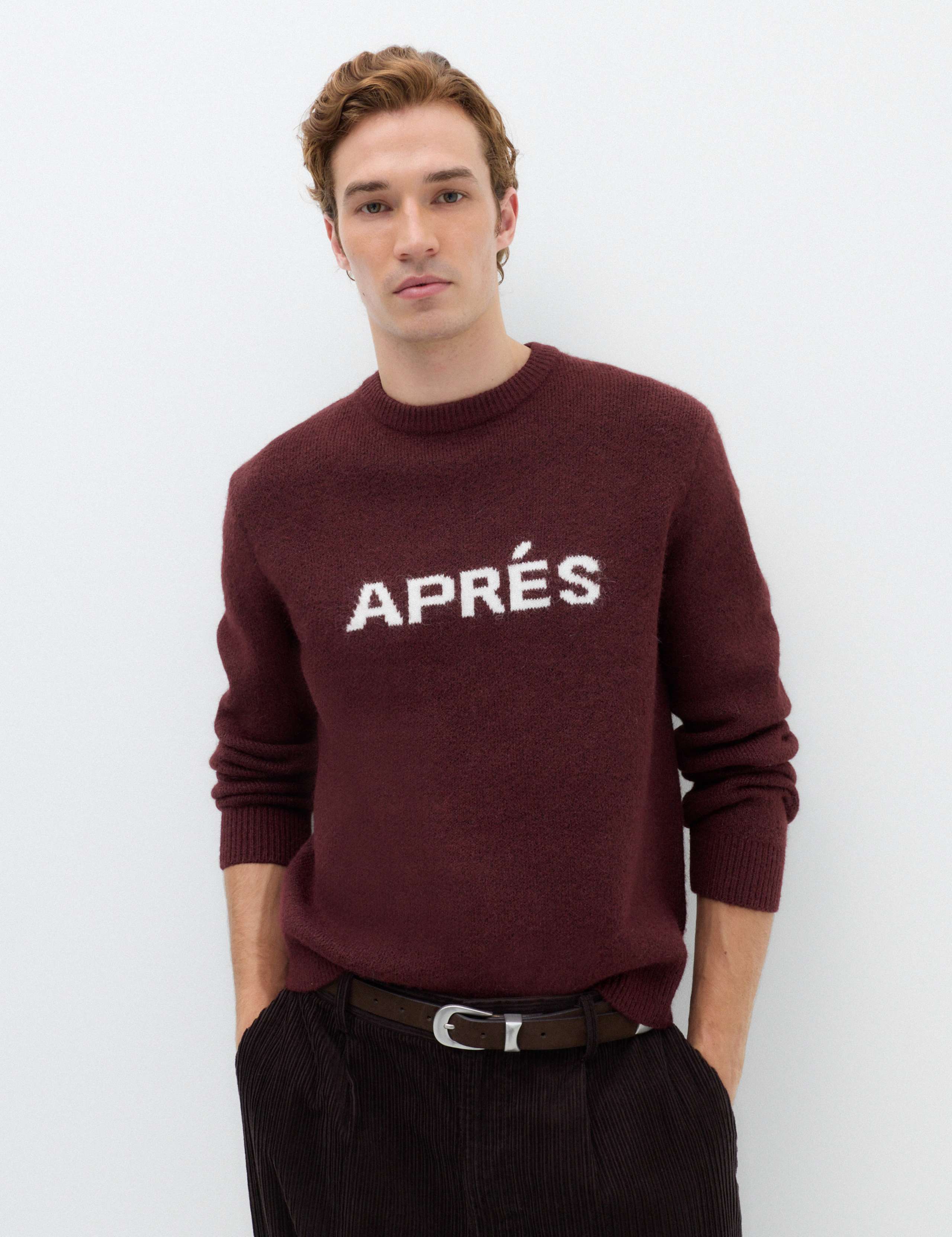 Apres Slogan Crew Neck Jumper 8 of 8