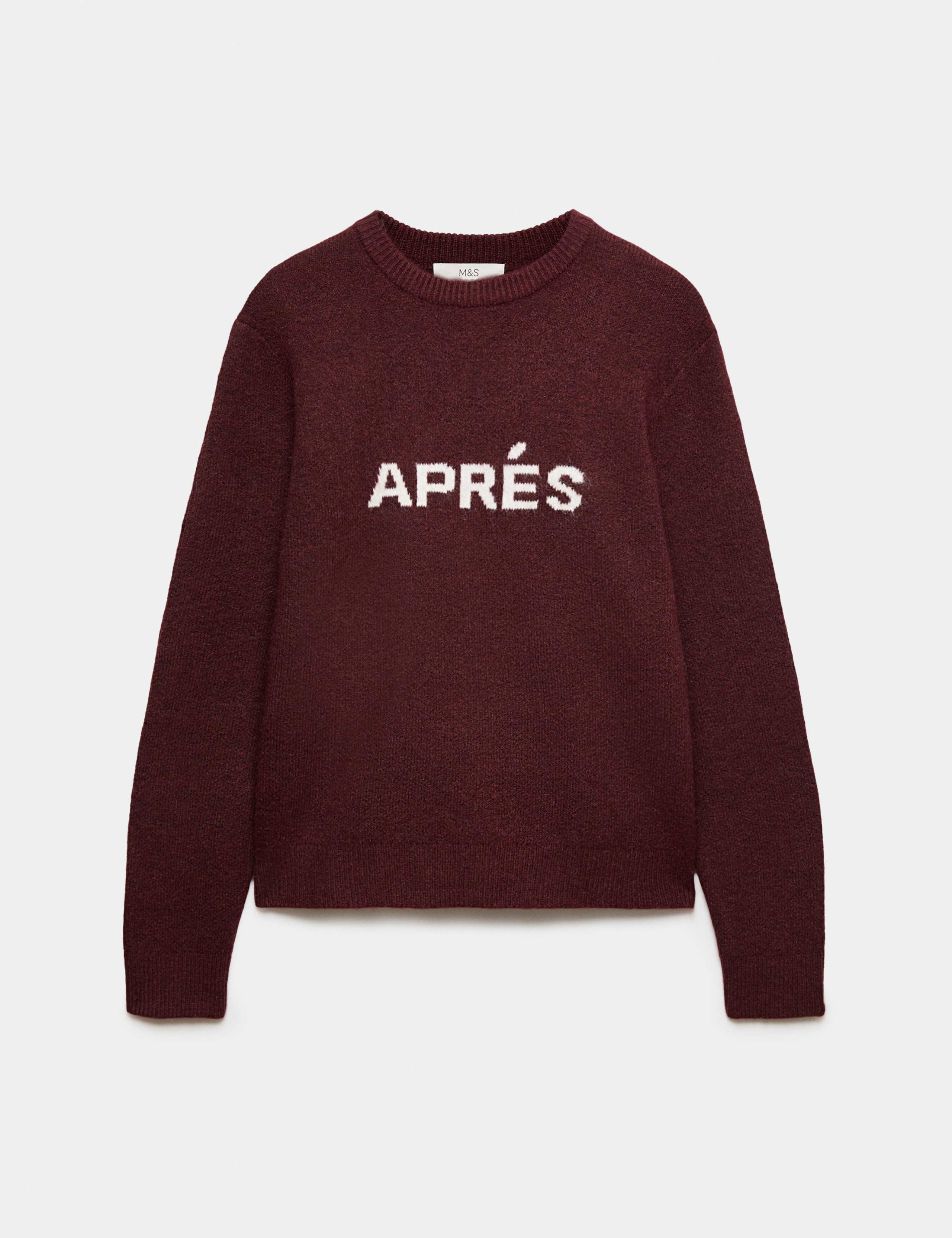 Apres Slogan Crew Neck Jumper 2 of 7