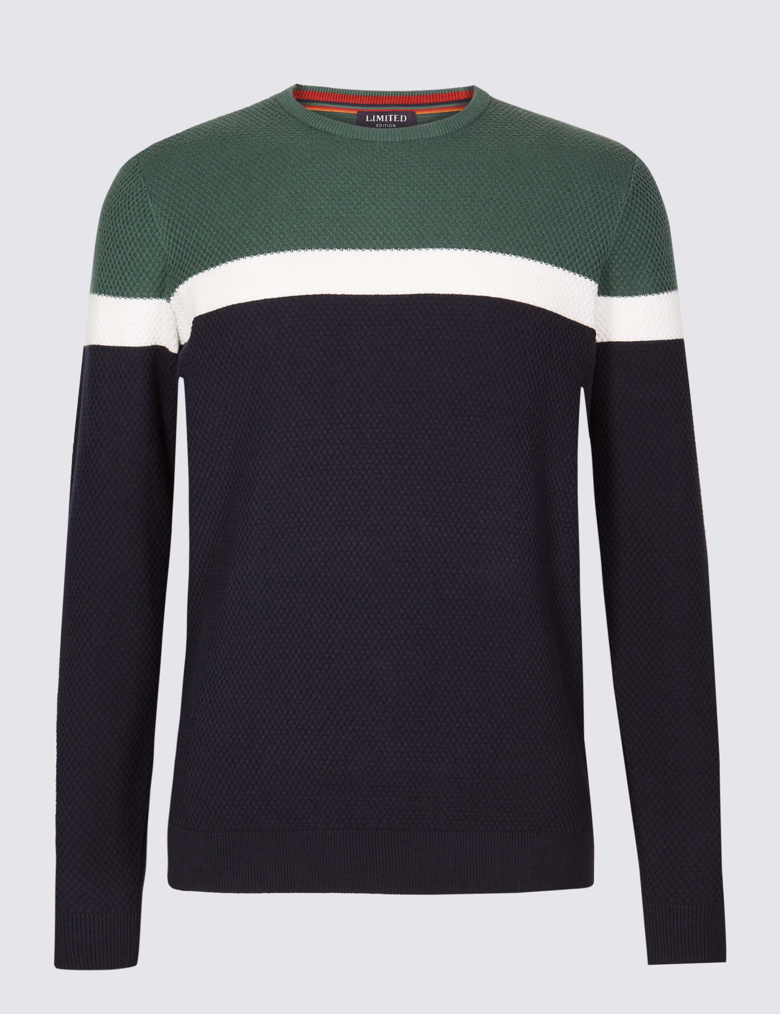 Pure Cotton Textured Jumper 2 of 4