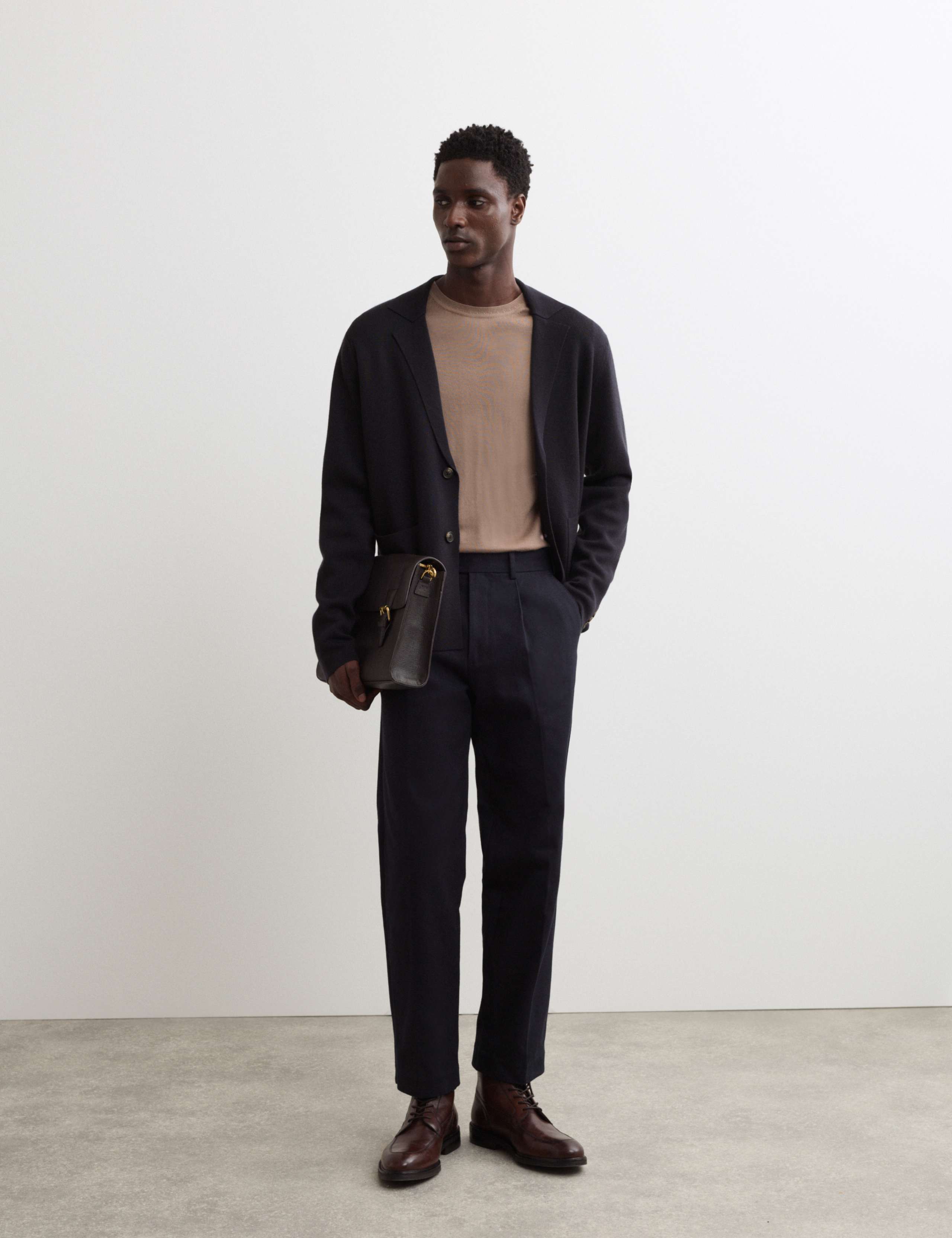 Pure Merino Wool Knitted Blazer 6 of 7