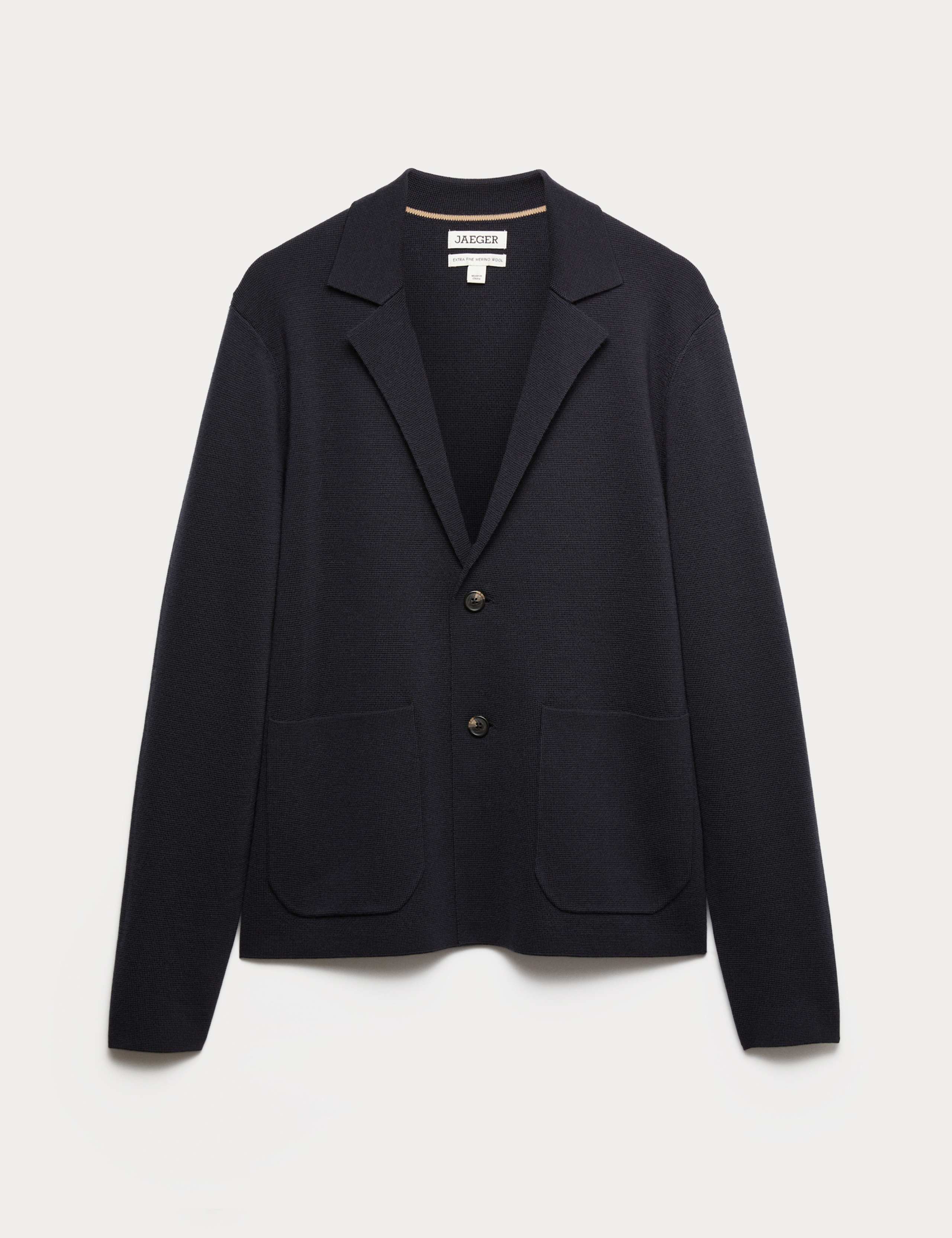 Pure Merino Wool Knitted Blazer 2 of 7