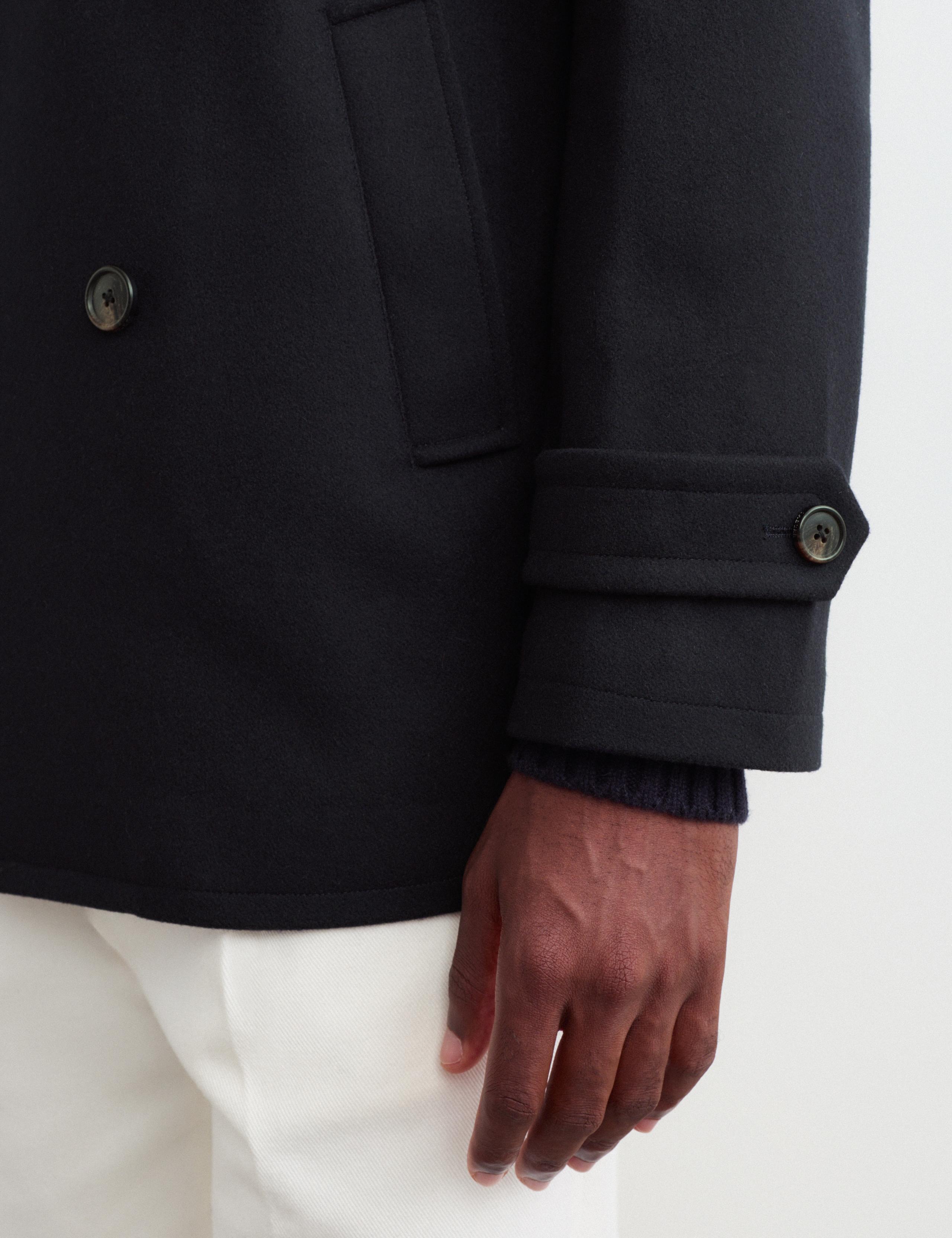 Pure Wool Collared Peacoat 3 of 7