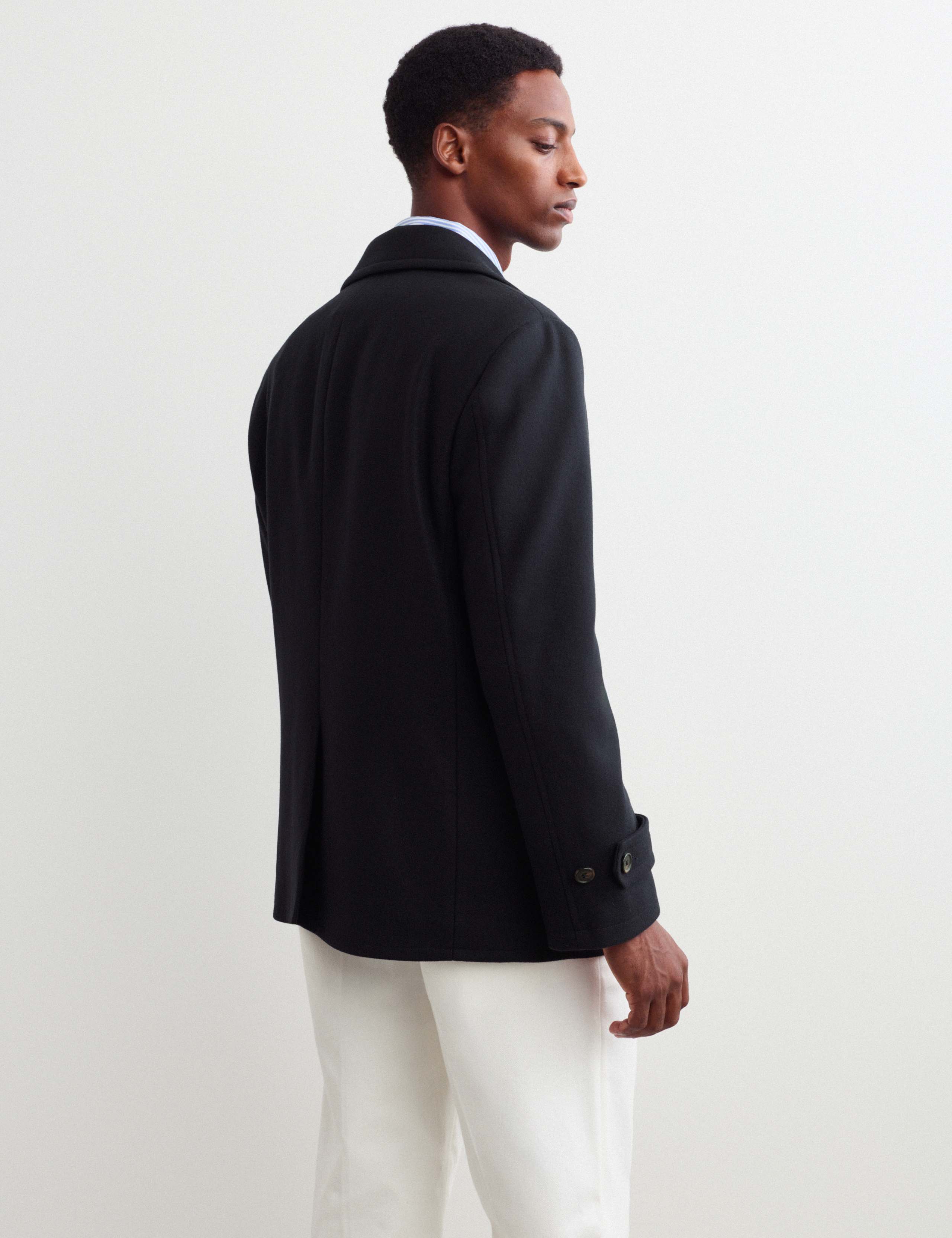 Pure Wool Collared Peacoat 5 of 7