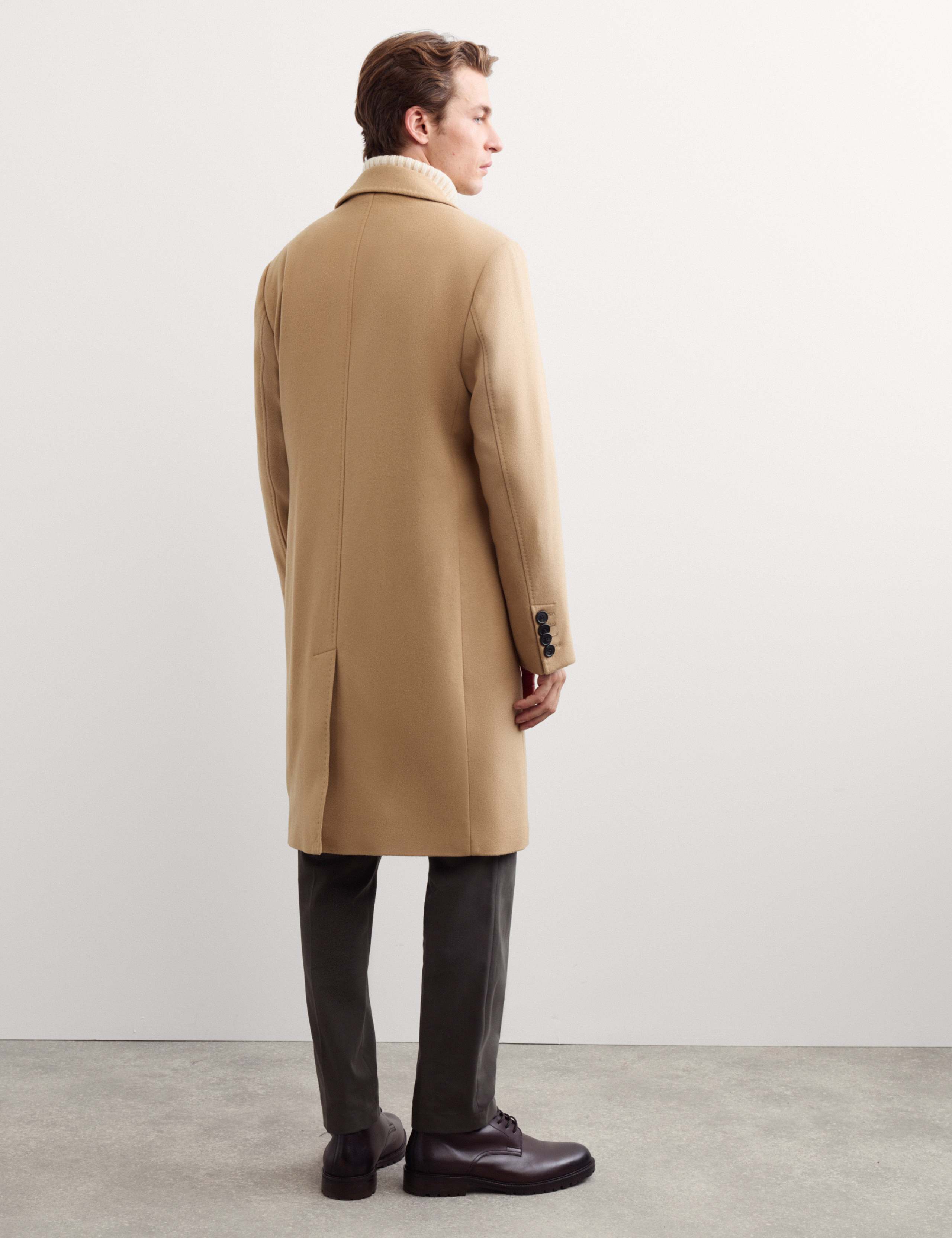 Wool Rich with Cashmere Revere Overcoat 7 of 9