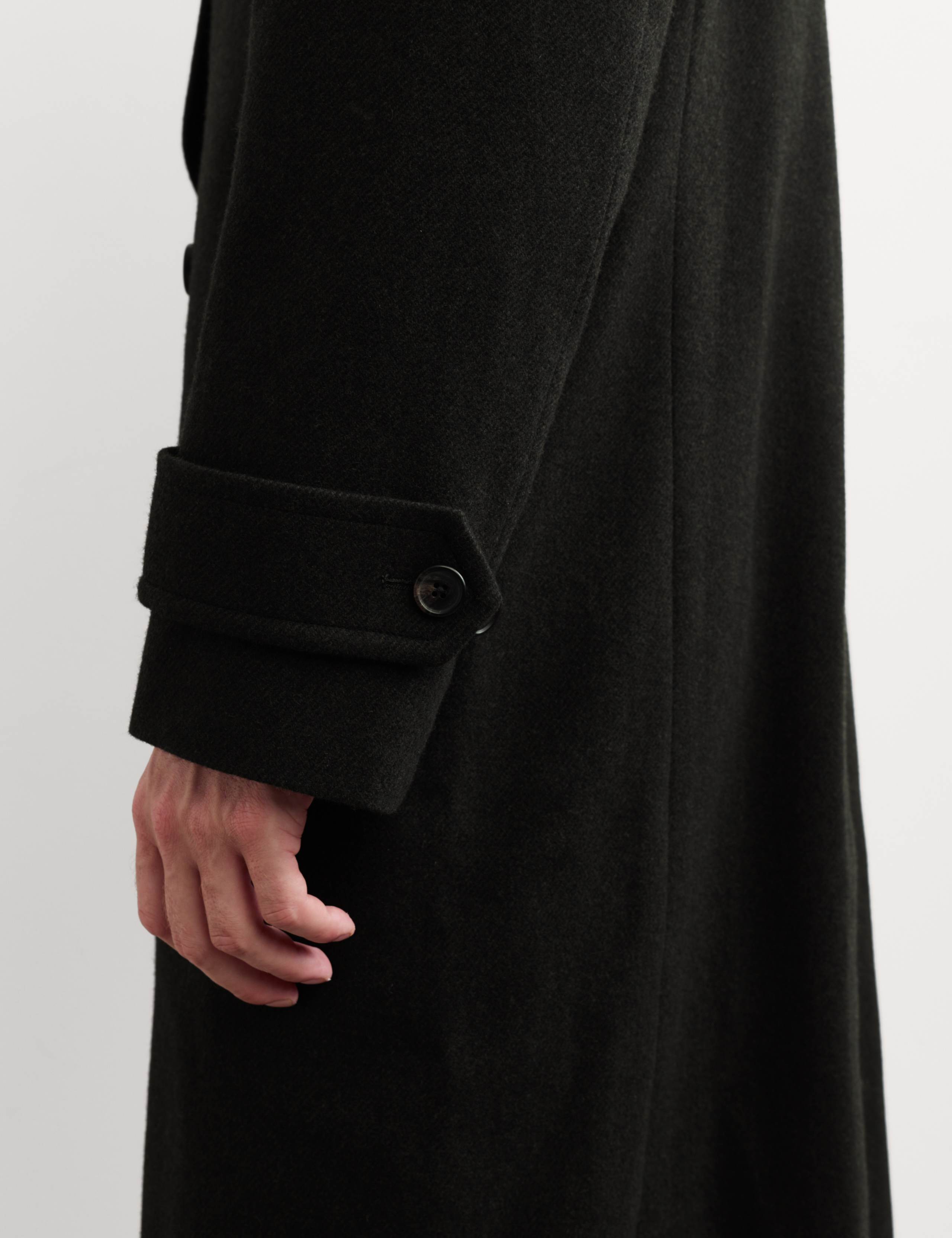 Pure Wool Double Breasted Revere Overcoat 4 of 9