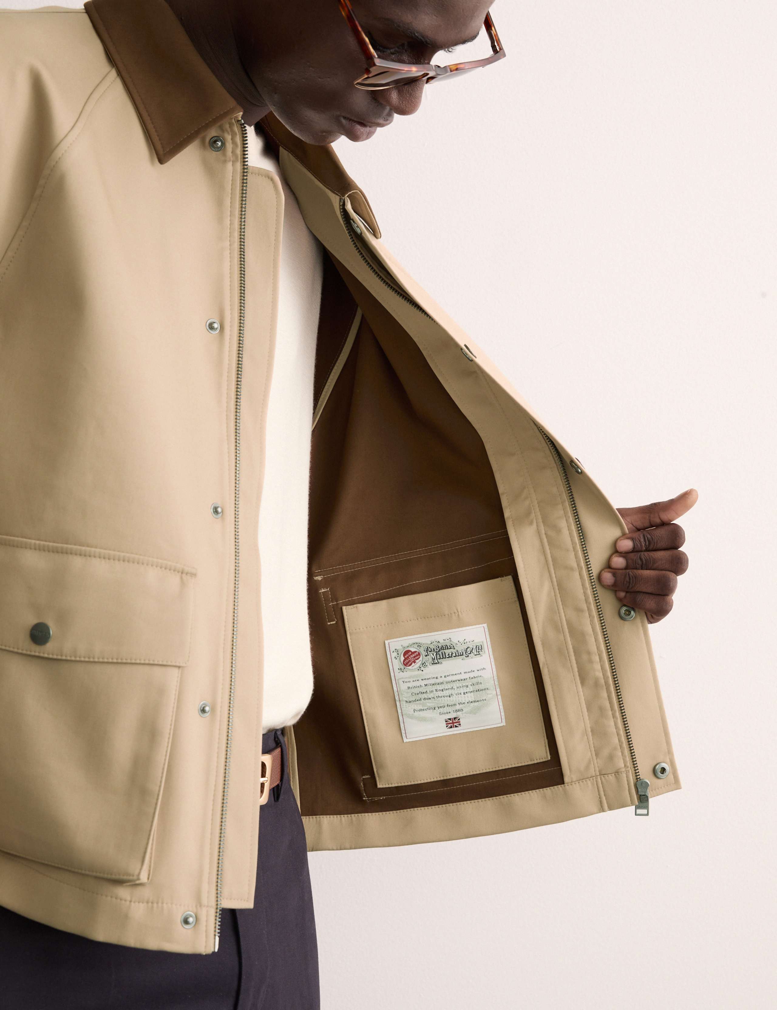 Pure Cotton Short Trench Coat 3 of 7