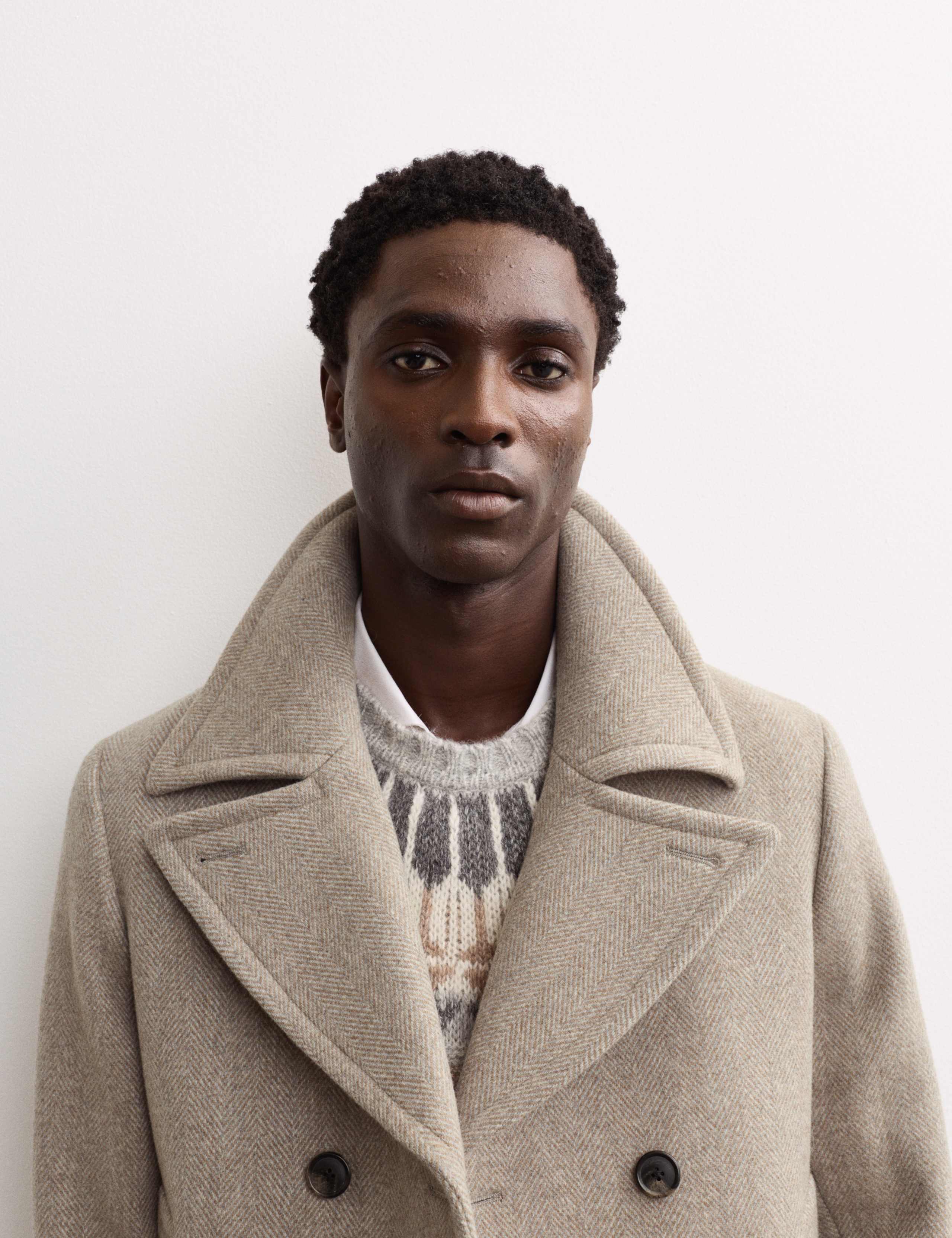 Italian Wool Revere Peacoat 3 of 9