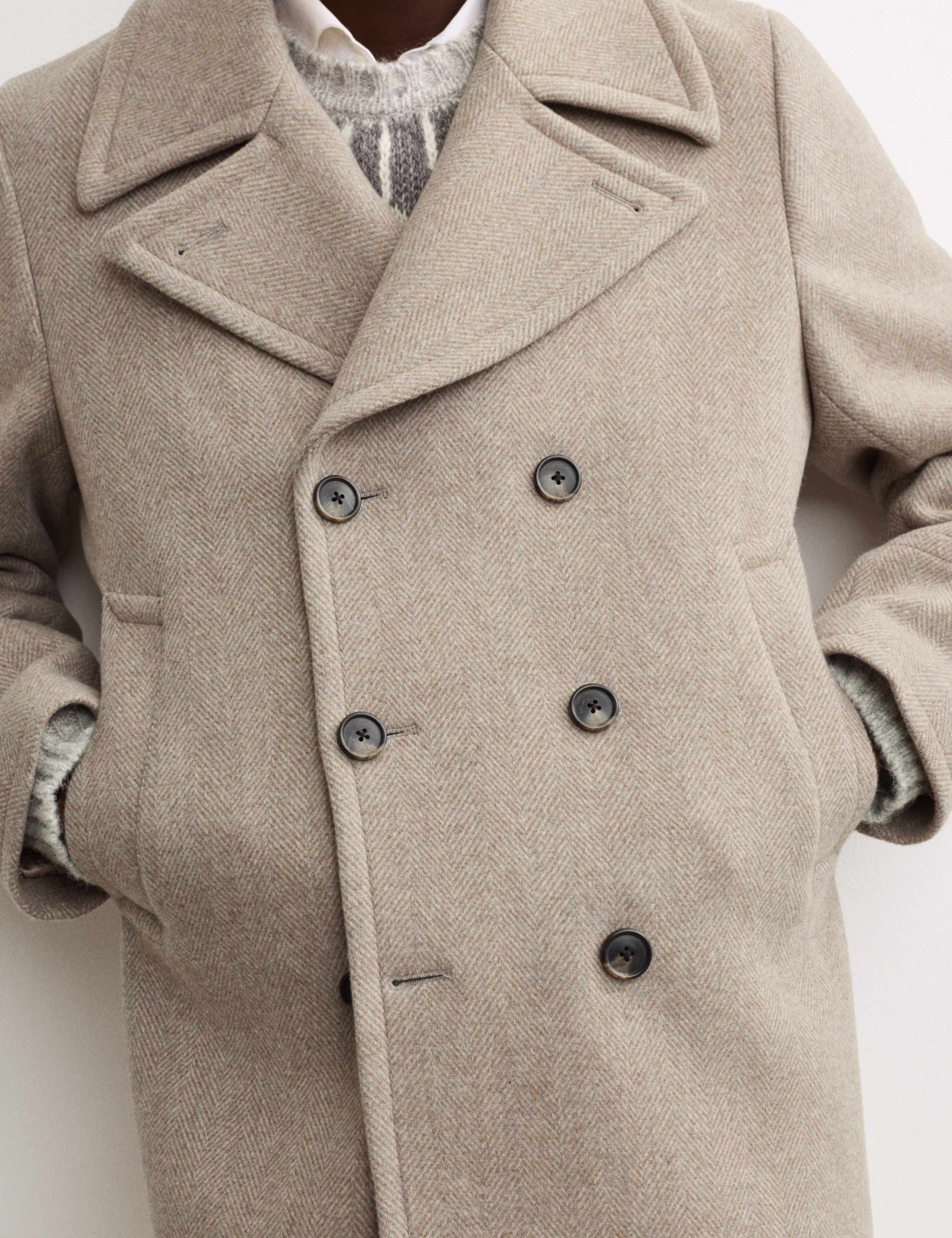 Italian Wool Revere Peacoat 4 of 9