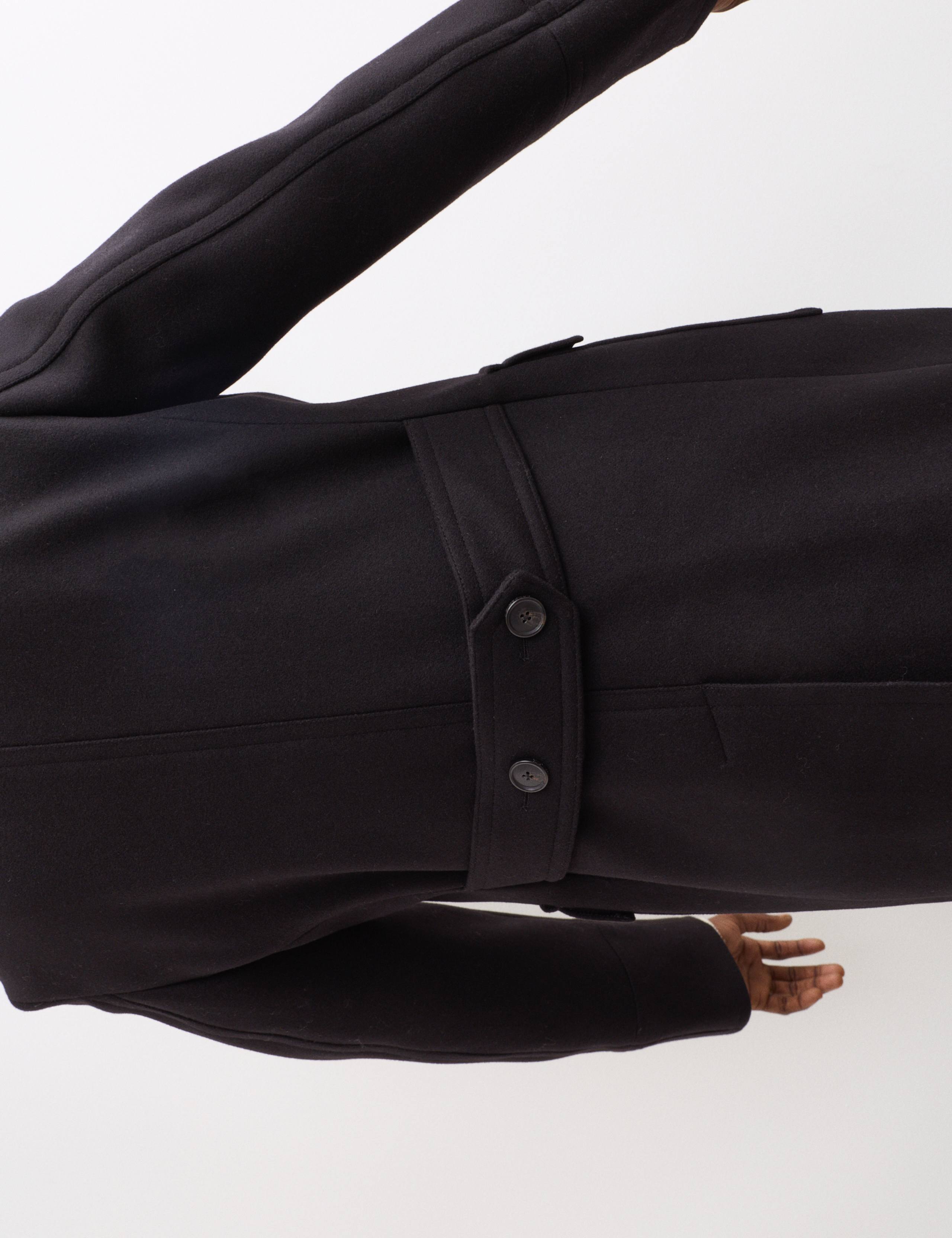 Italian Wool Revere Coat 4 of 9