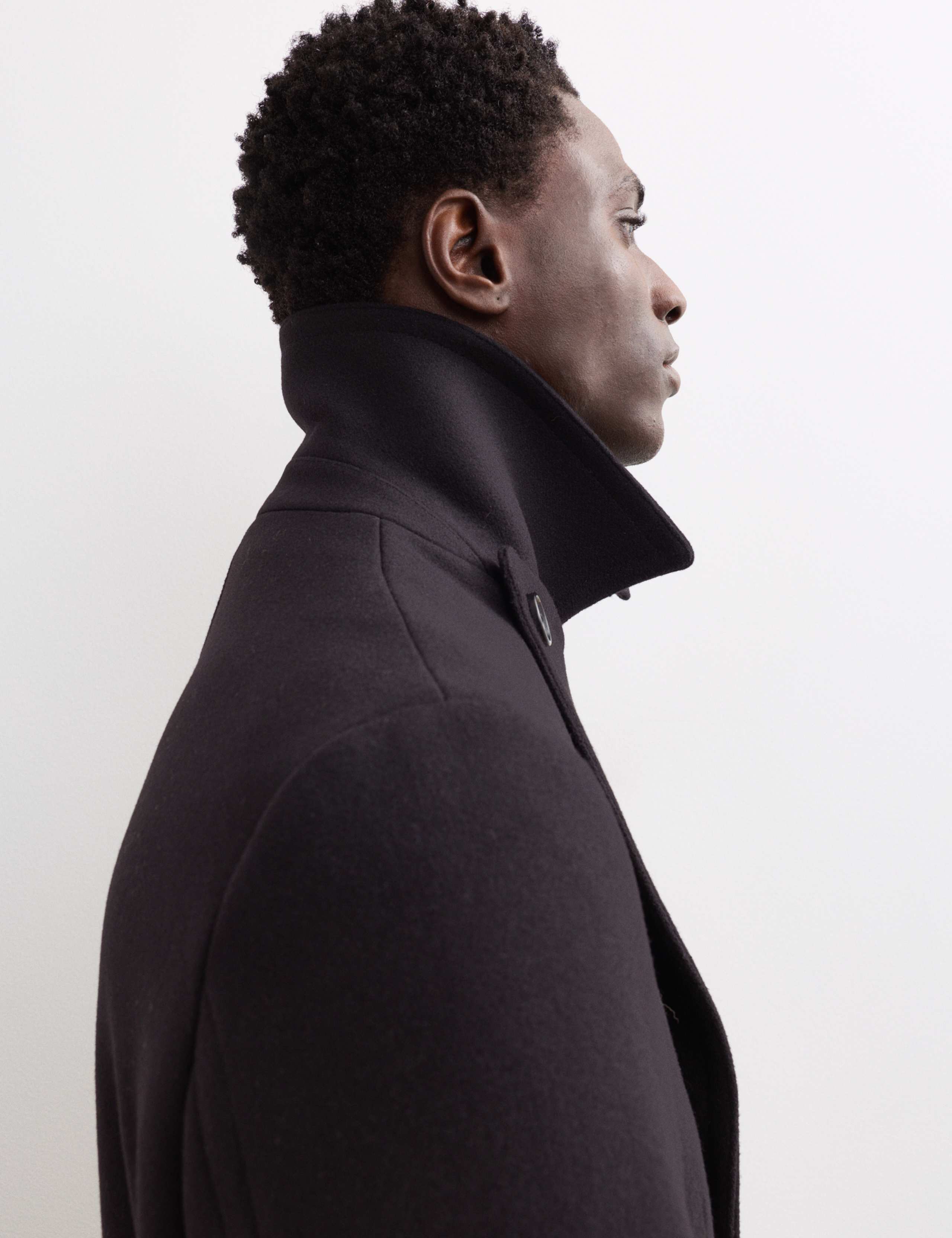 Italian Wool Revere Coat 5 of 9