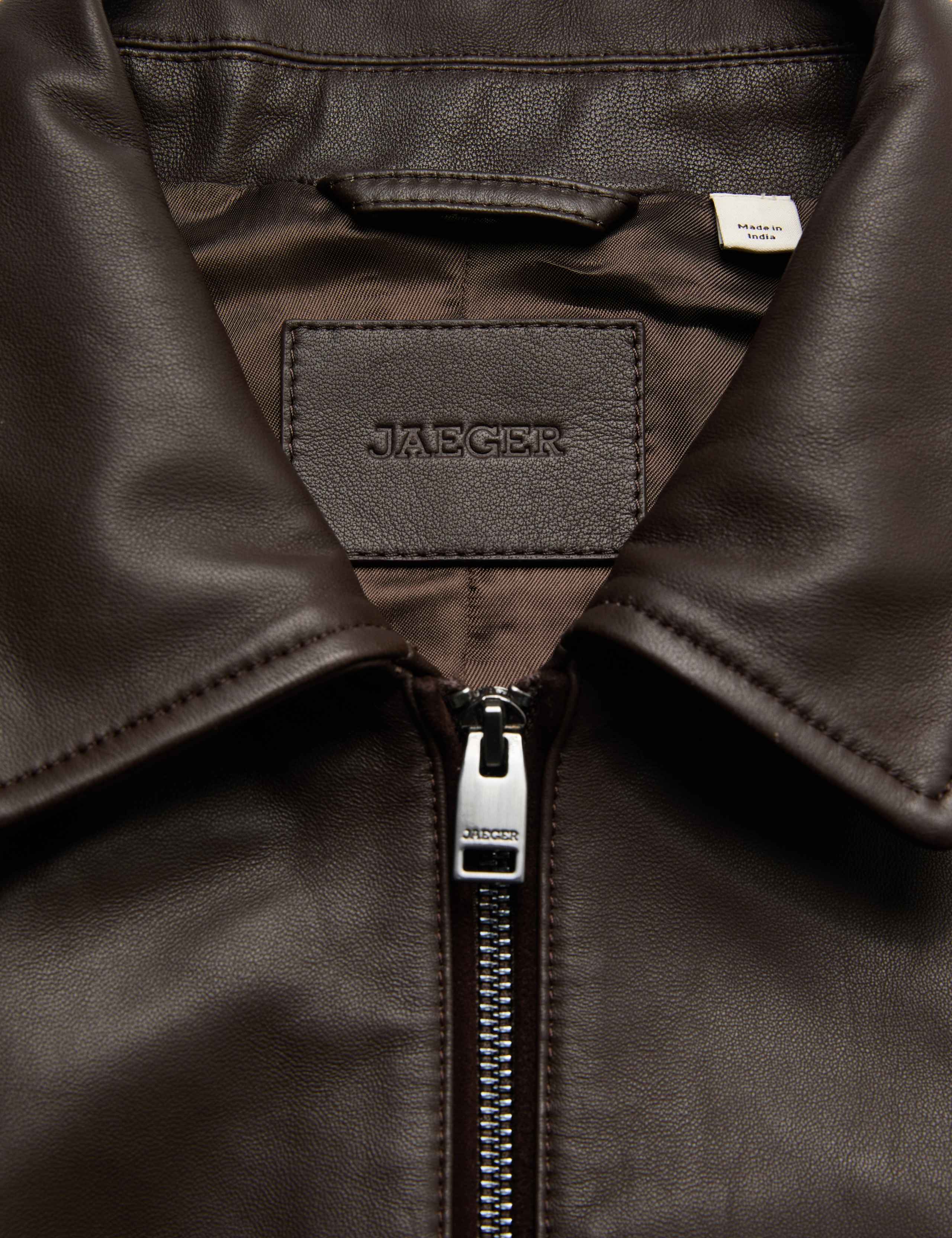 Leather Harrington Jacket 8 of 8