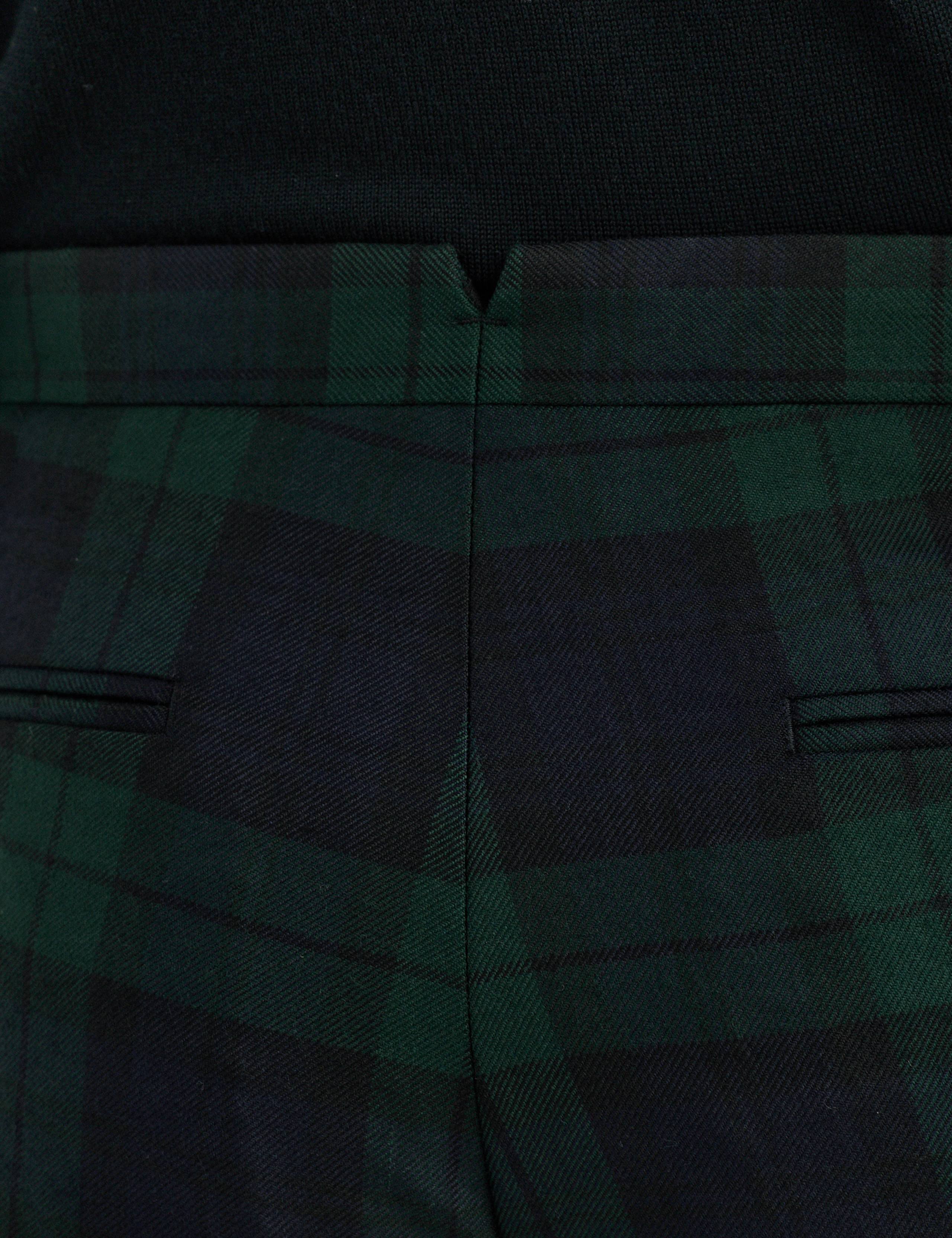 Tailored Fit Pure Wool Watch Check Trousers 4 of 6