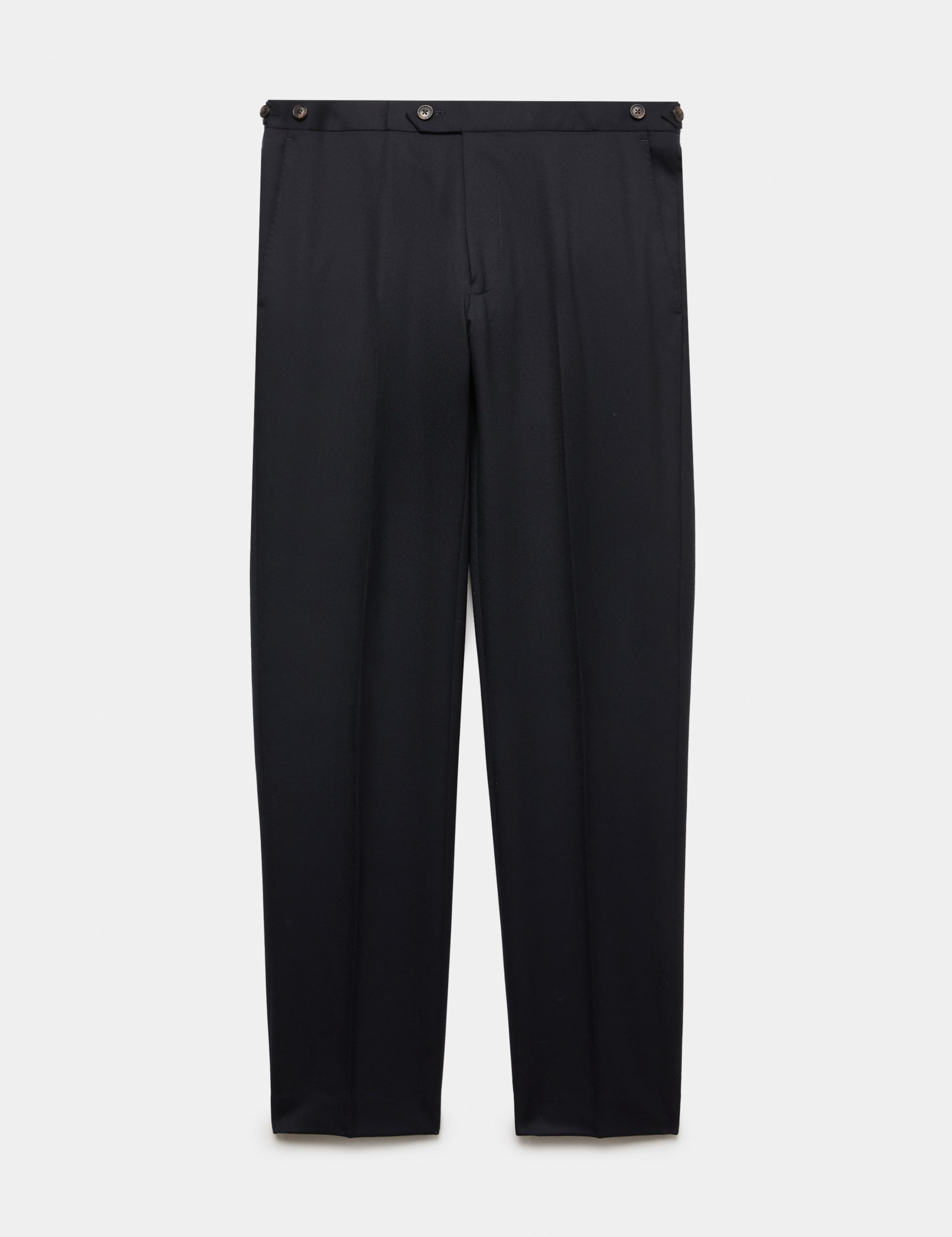 Italian Pure Wool Flannel Trousers 2 of 6