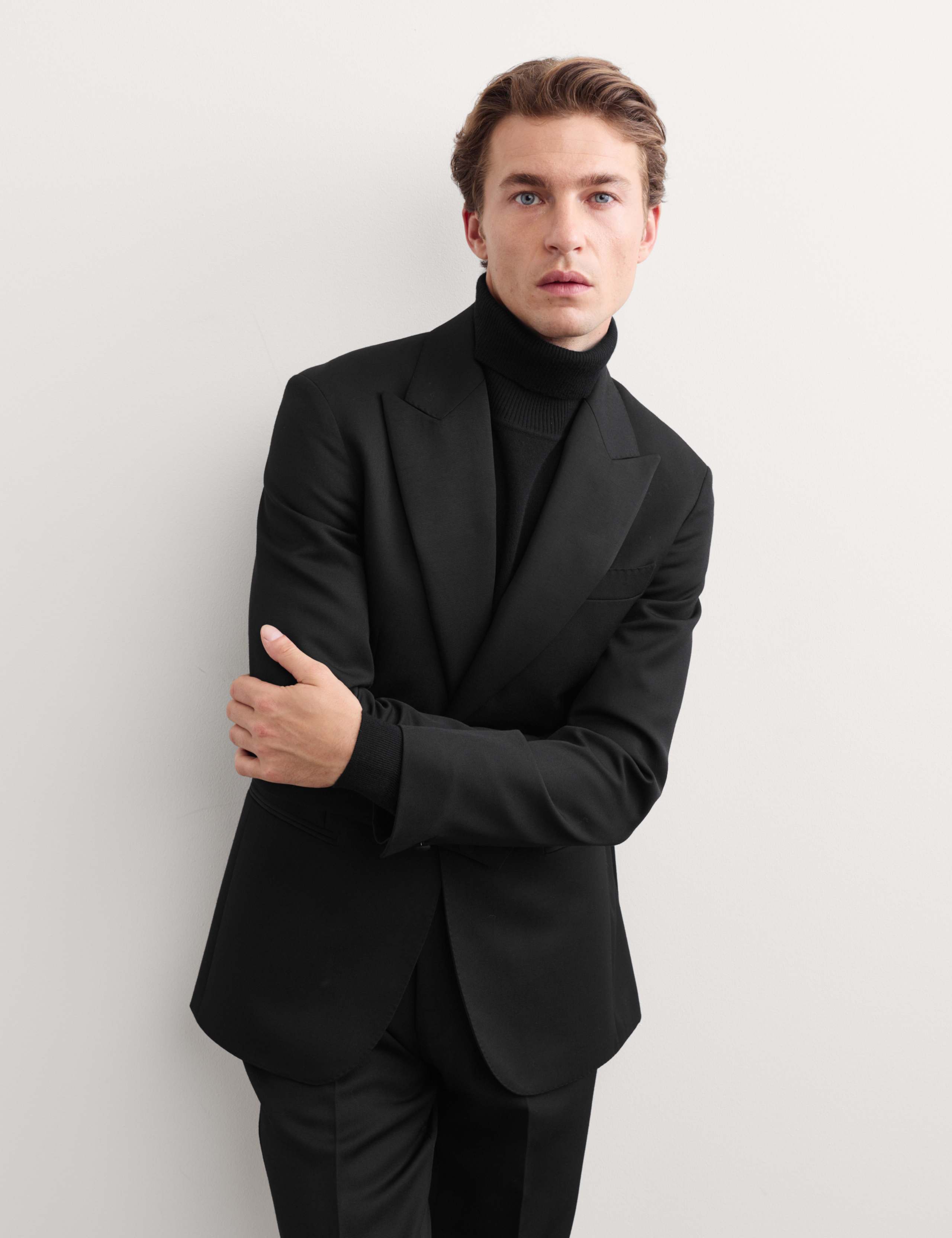 Regular Fit Pure Wool Tuxedo Jacket 8 of 8