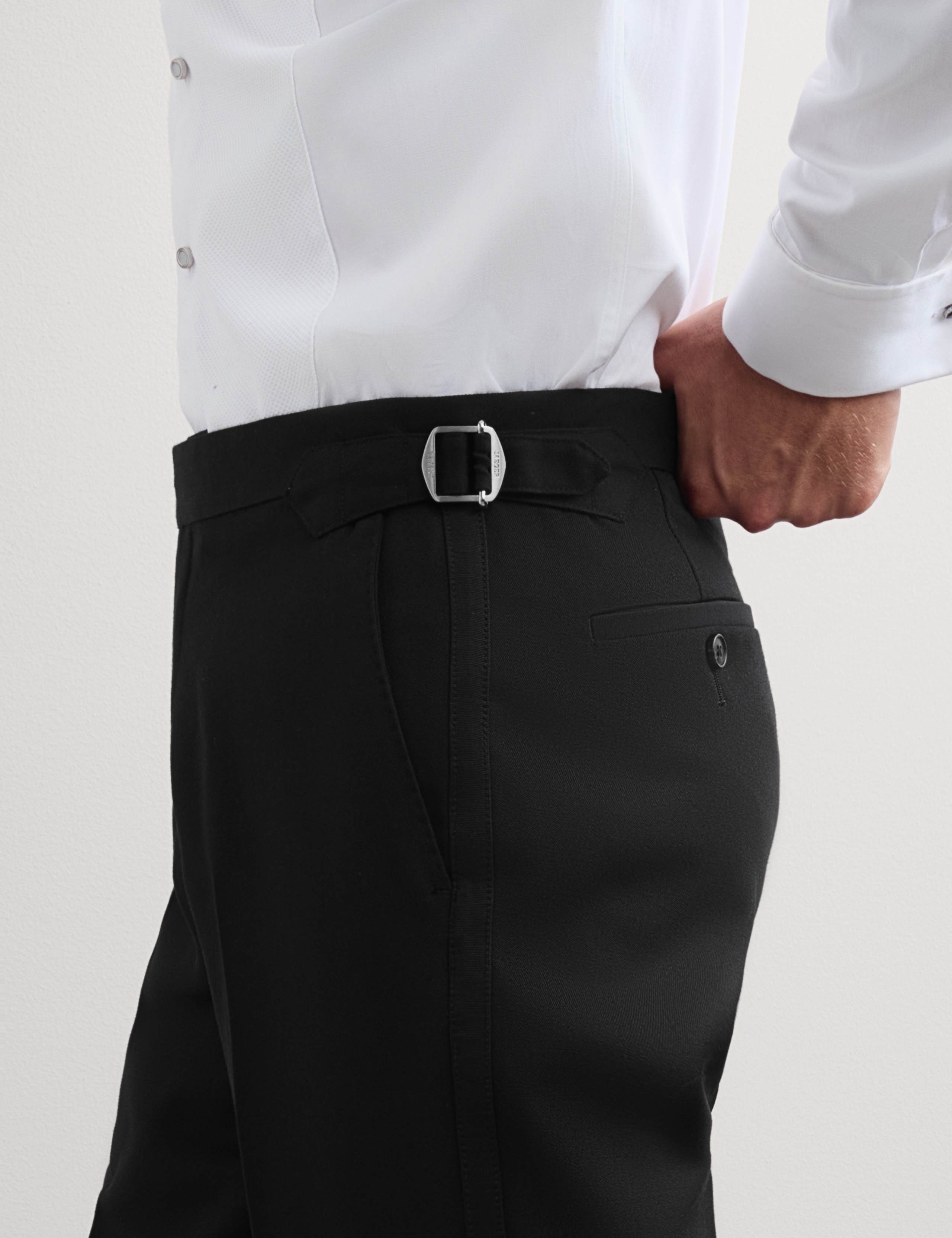 Flat Front Formal Trousers with Wool 3 of 8