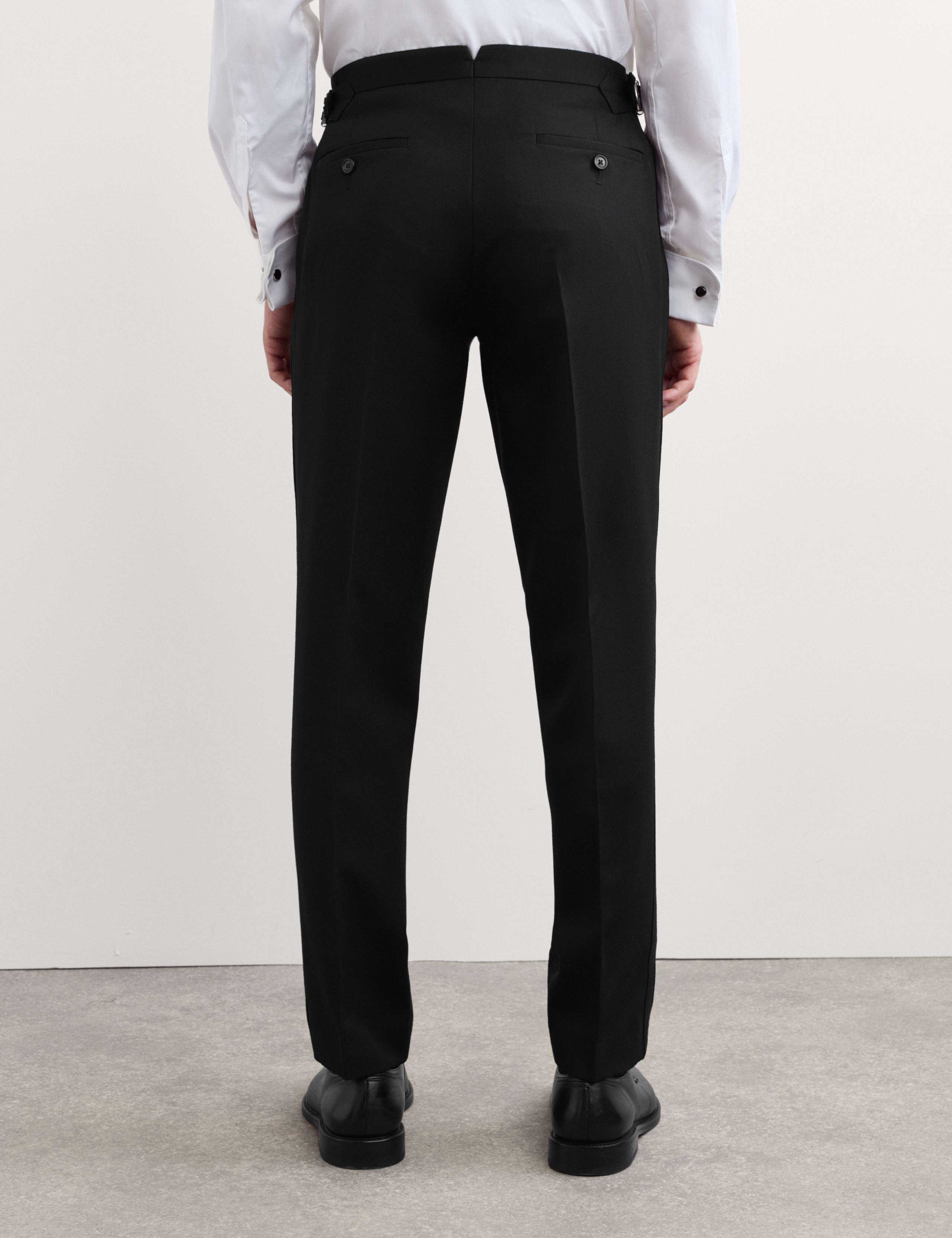 Flat Front Formal Trousers with Wool 6 of 8