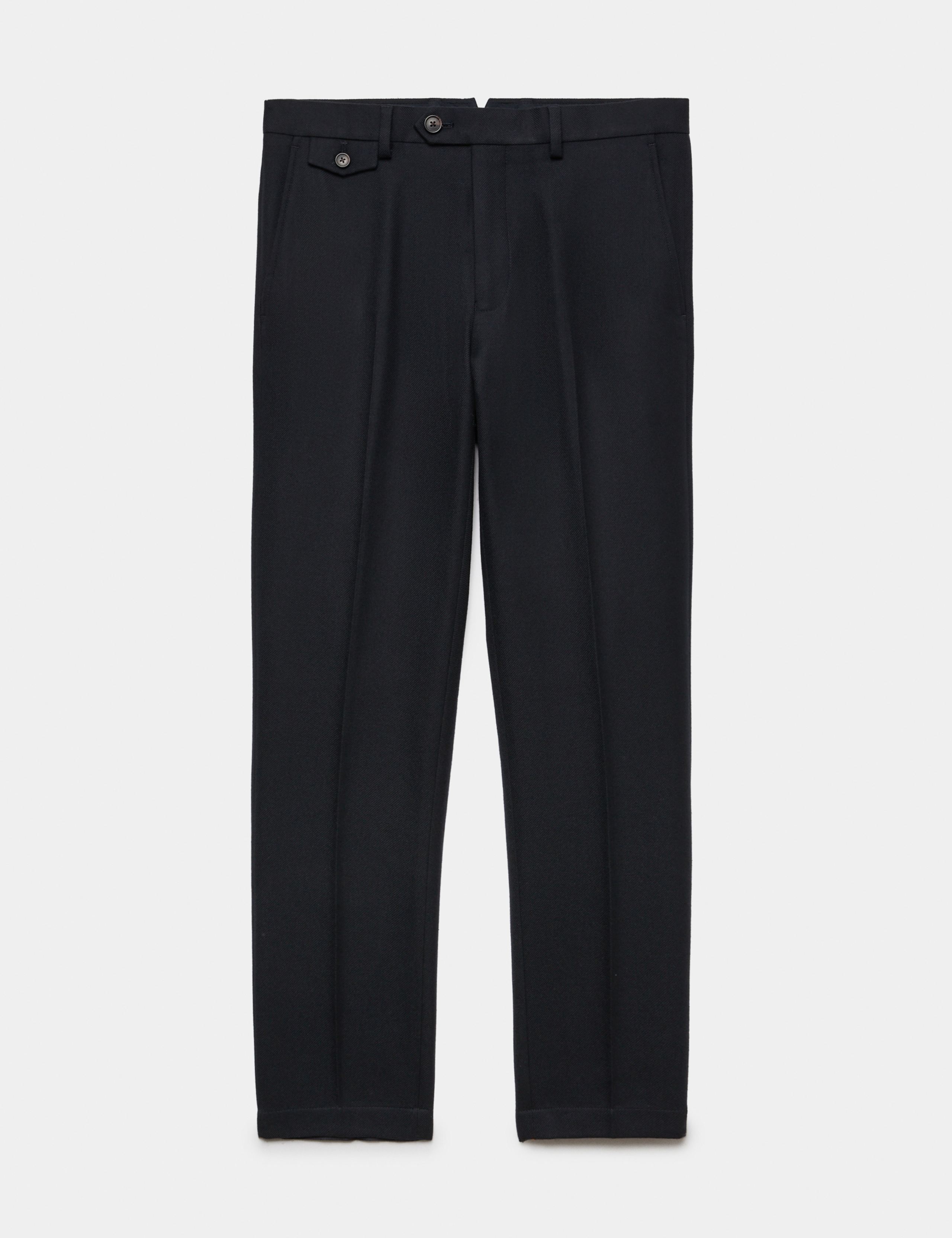 Slim Fit Wool Blend Suit Trousers 2 of 7